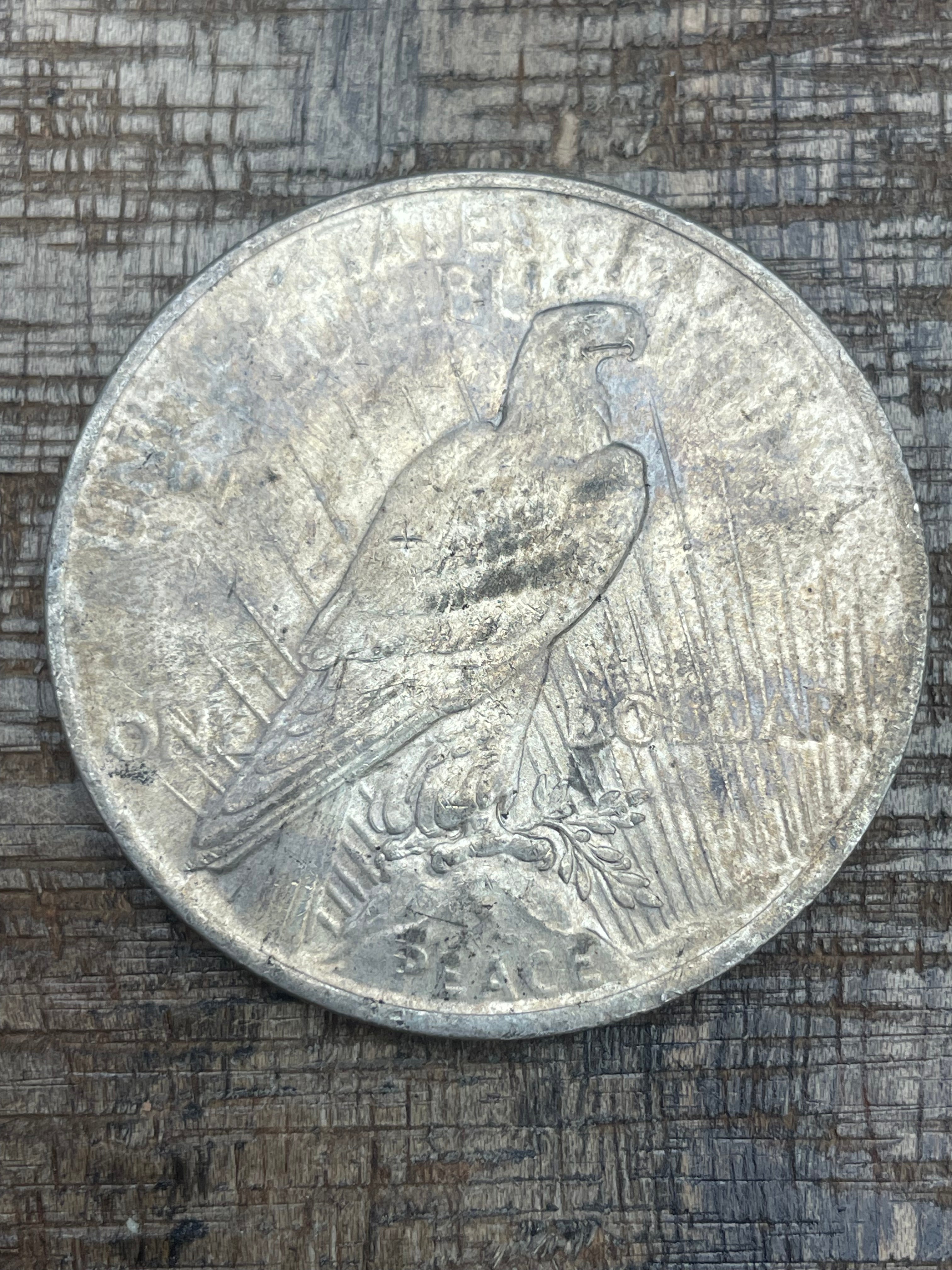 1923 $1 US Silver Peace Dollar