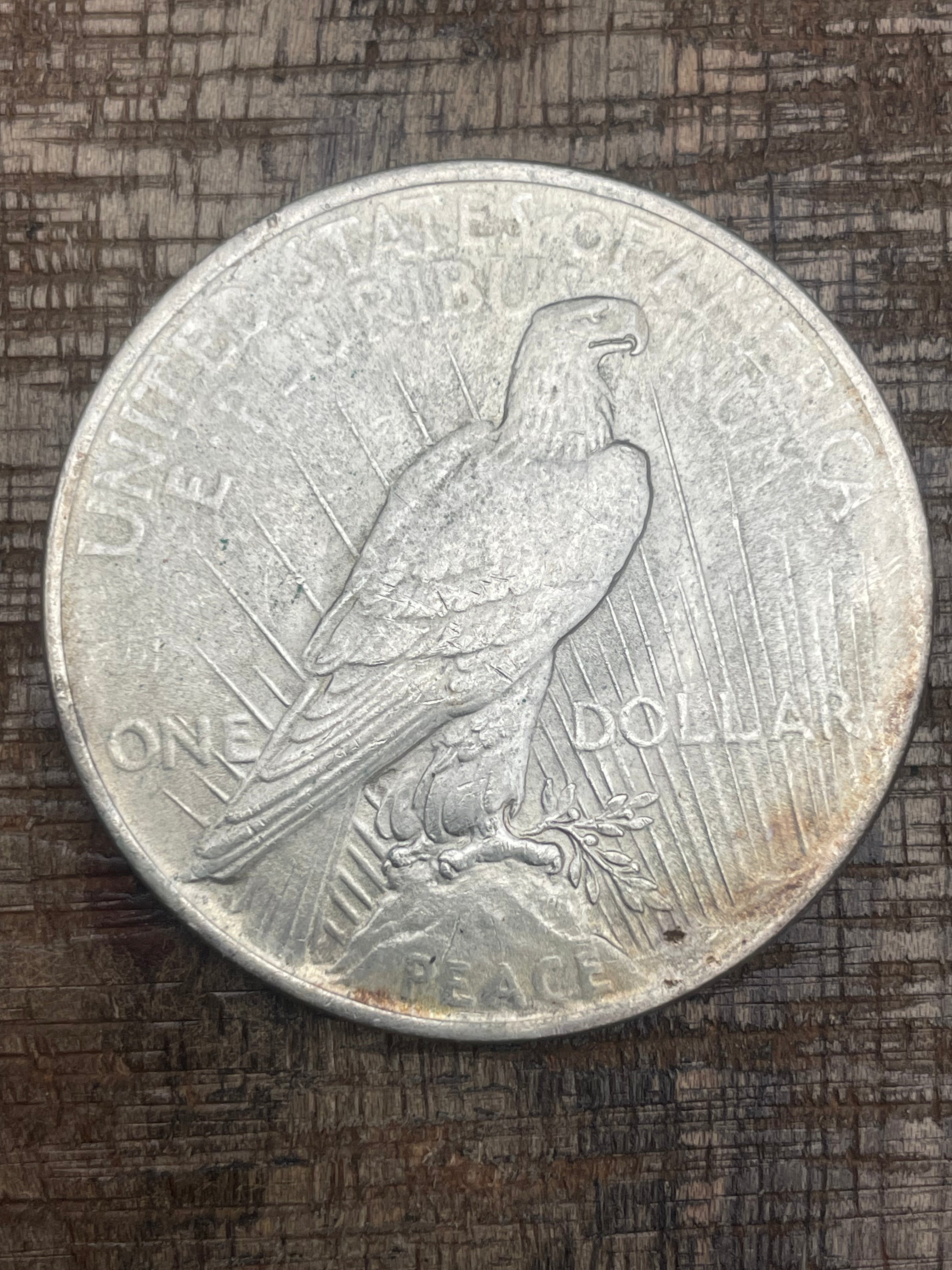 1923 $1 US Silver Peace Dollar