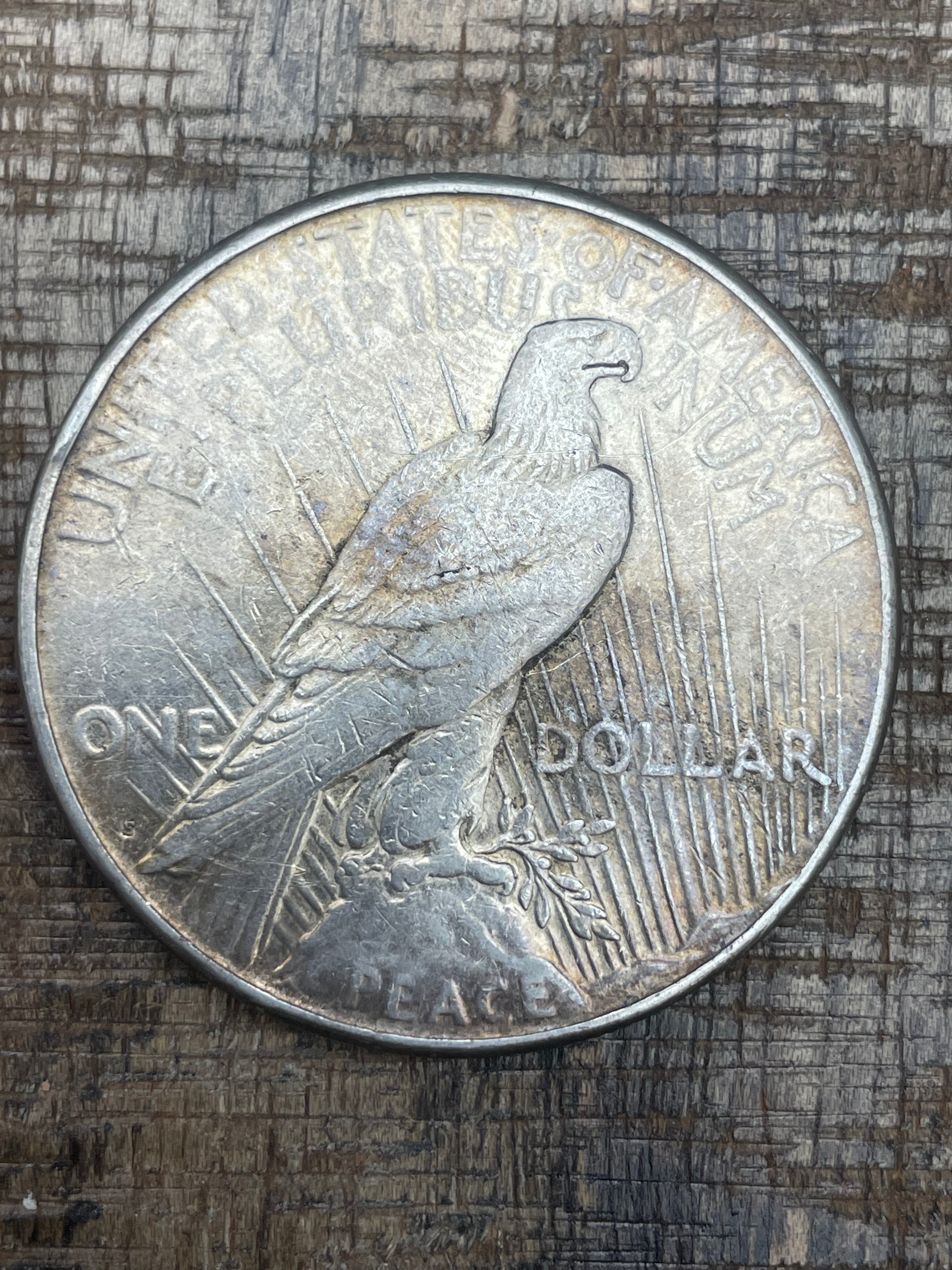 1923-S $1 US Silver Peace Dollar