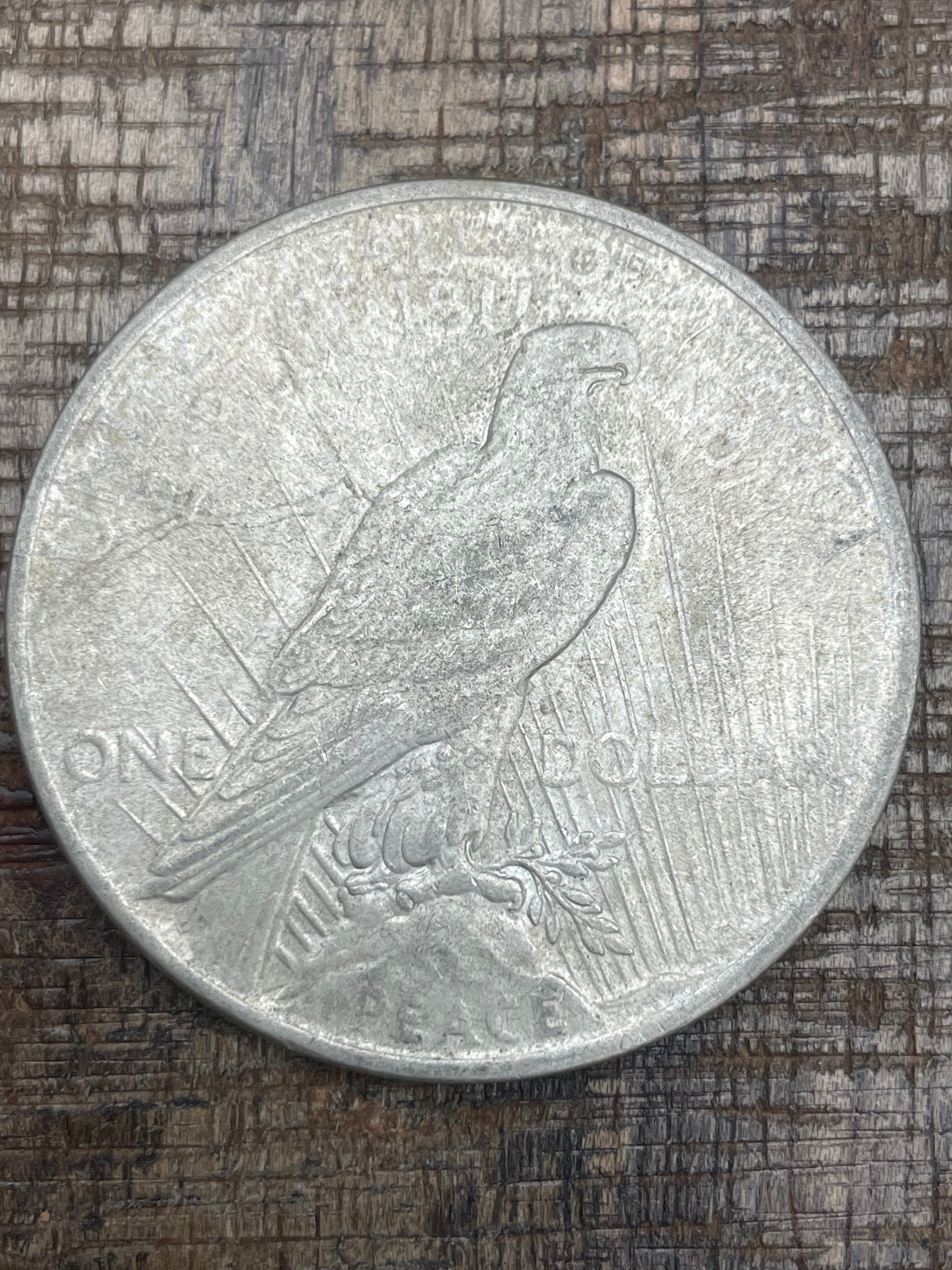 1923 $1 US Silver Peace Dollar