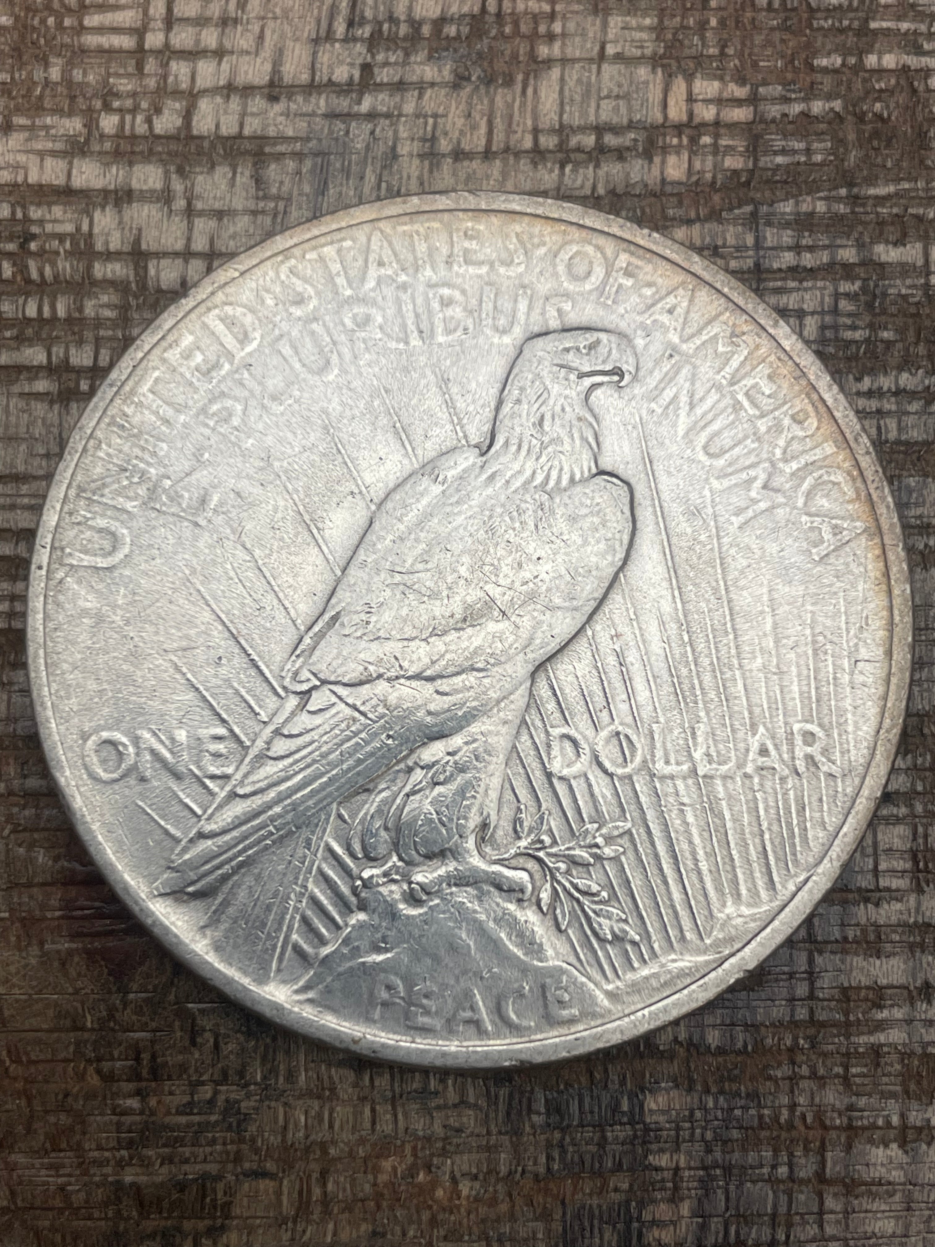 1924 $1 US Silver Peace Dollar