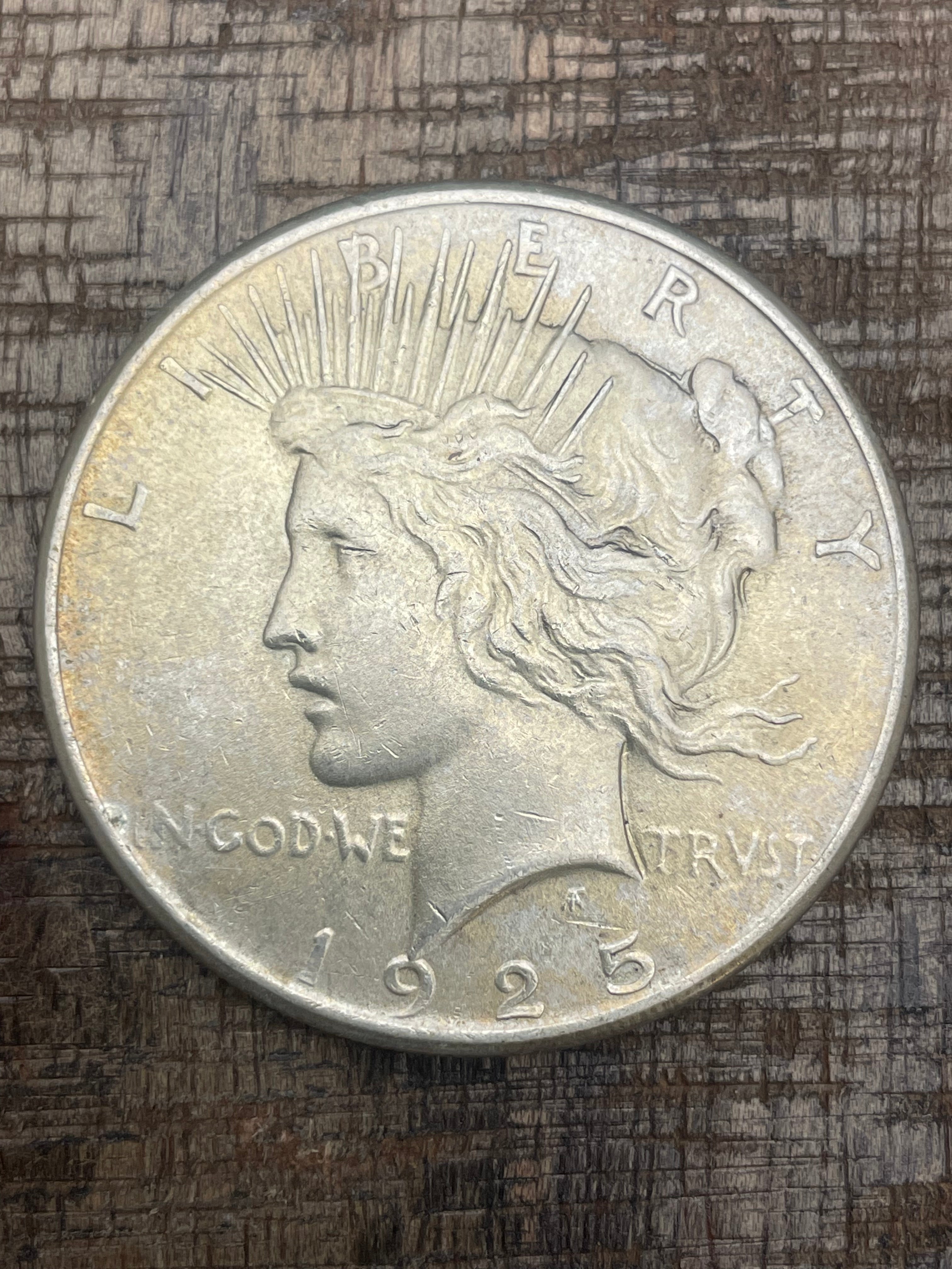 1925 $1 US Silver Peace Dollars
