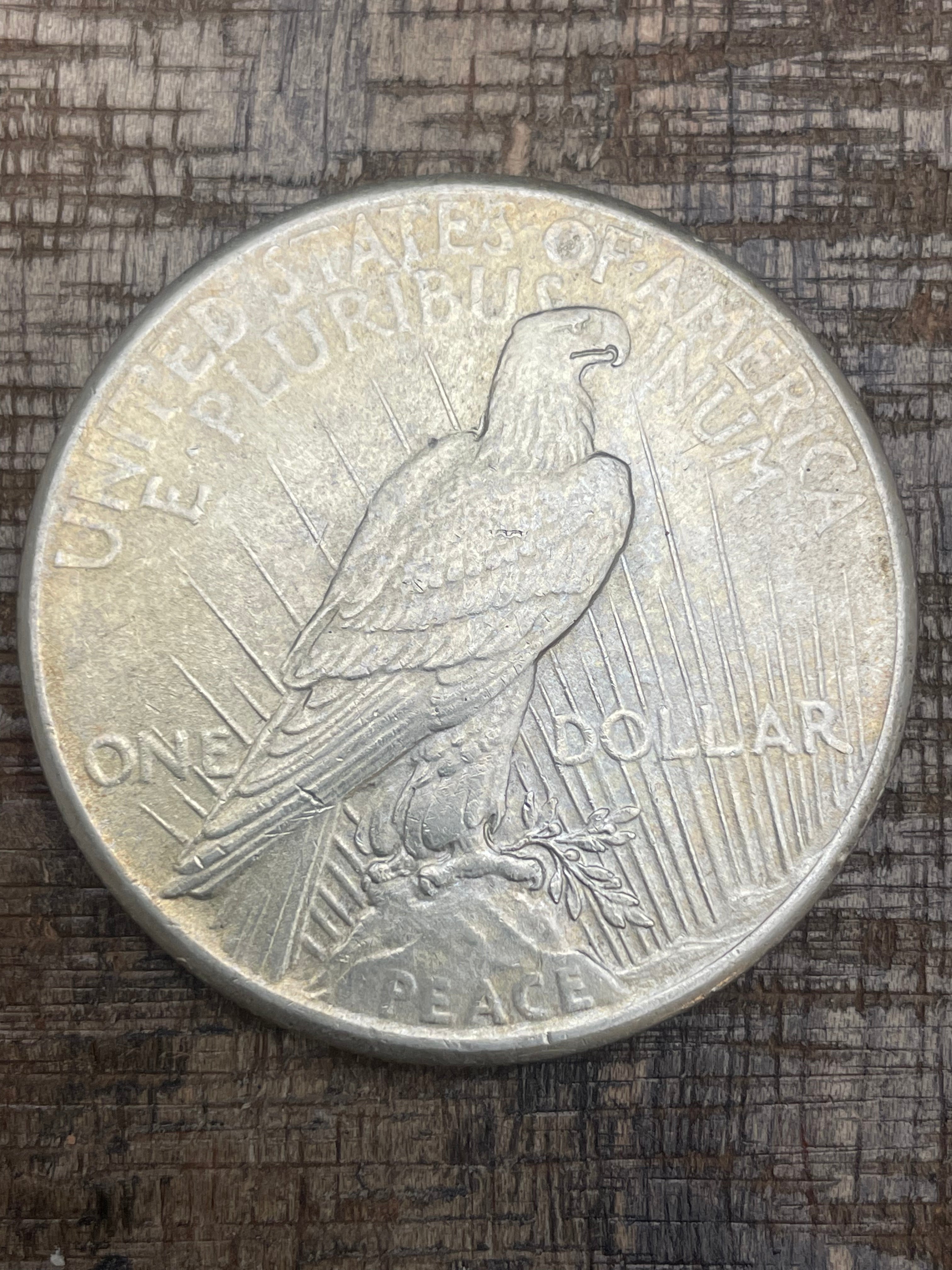 1925 $1 US Silver Peace Dollars