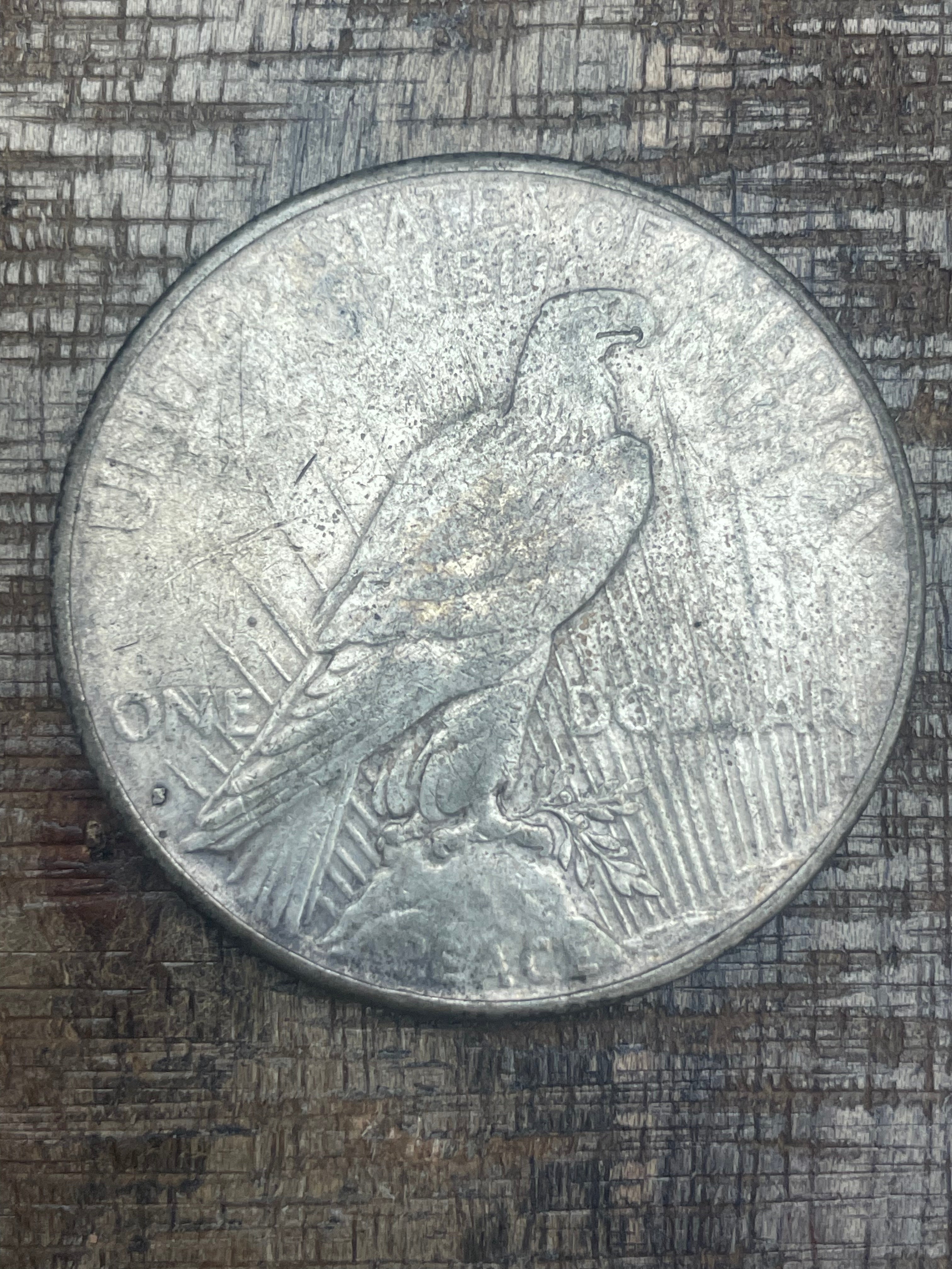 1927-S $1 US Silver Peace Dollar
