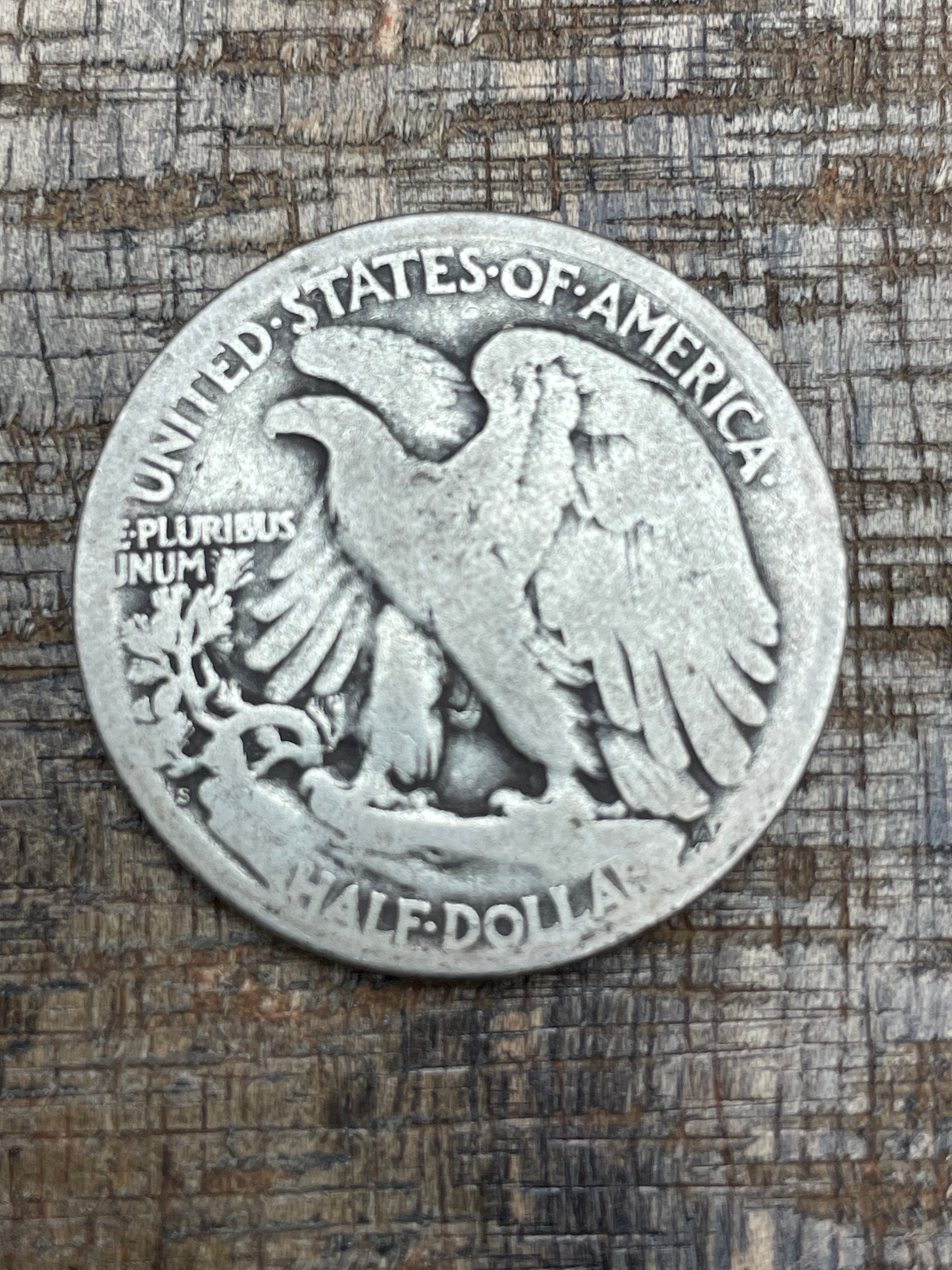 1919-S 50C US Walking Liberty Half Dollar