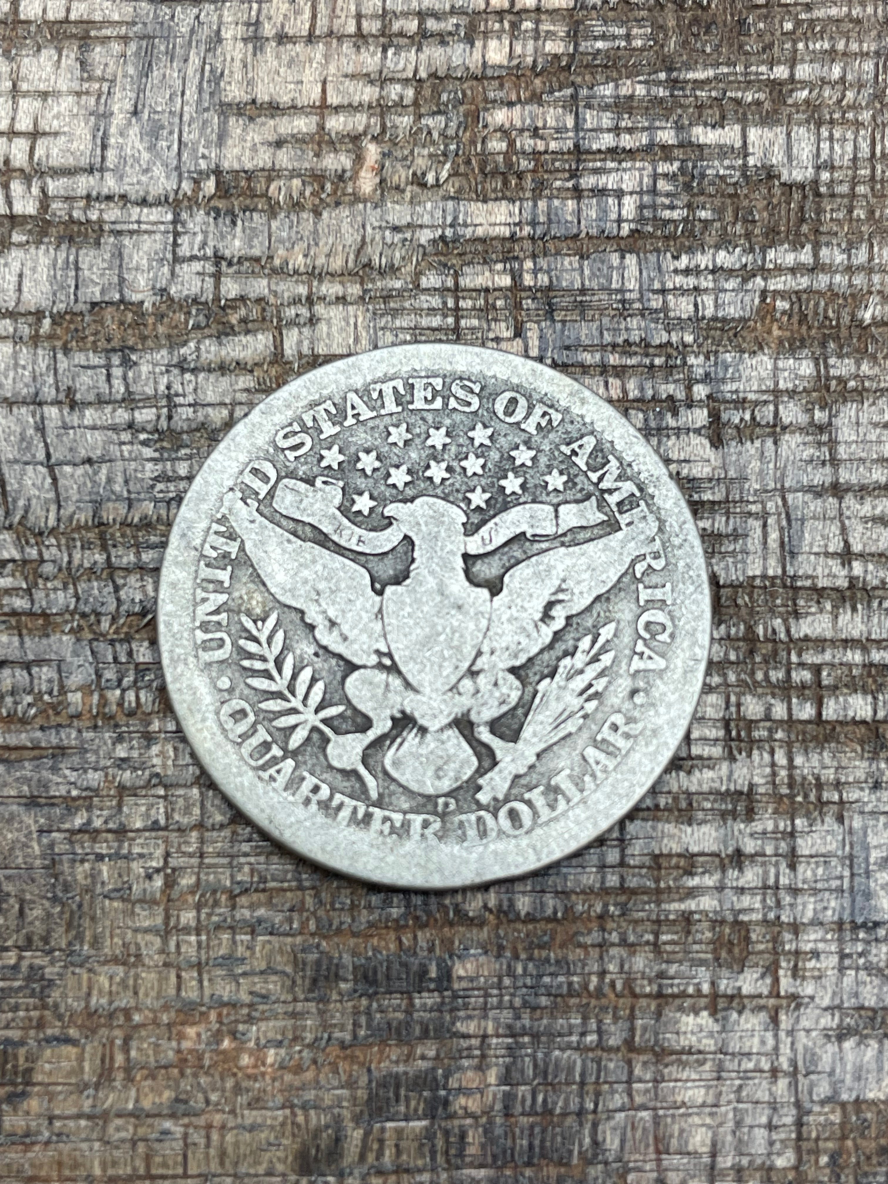 1916-D 25C US Barber Quarter