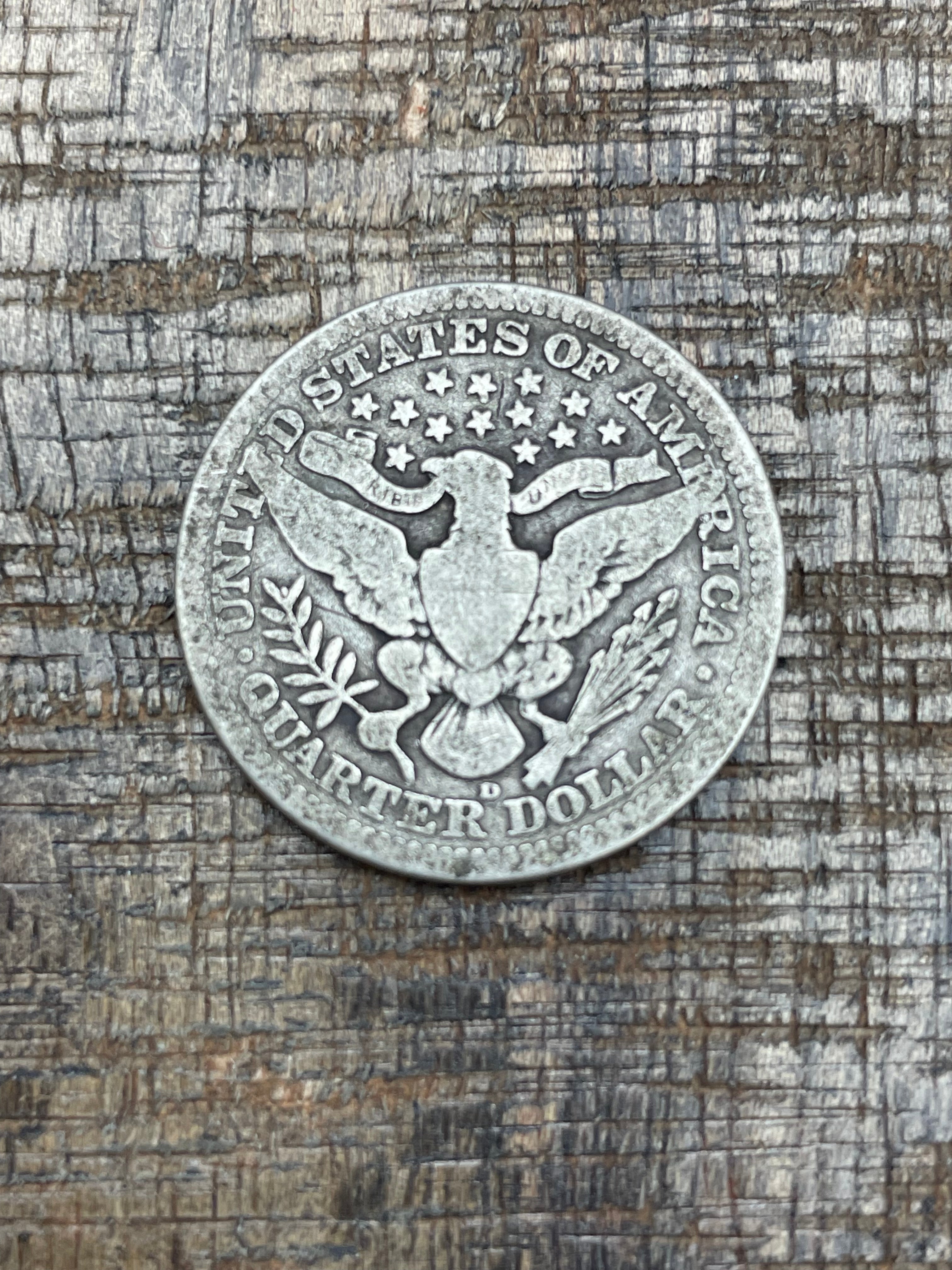 1916-D 25C US Barber Quarter
