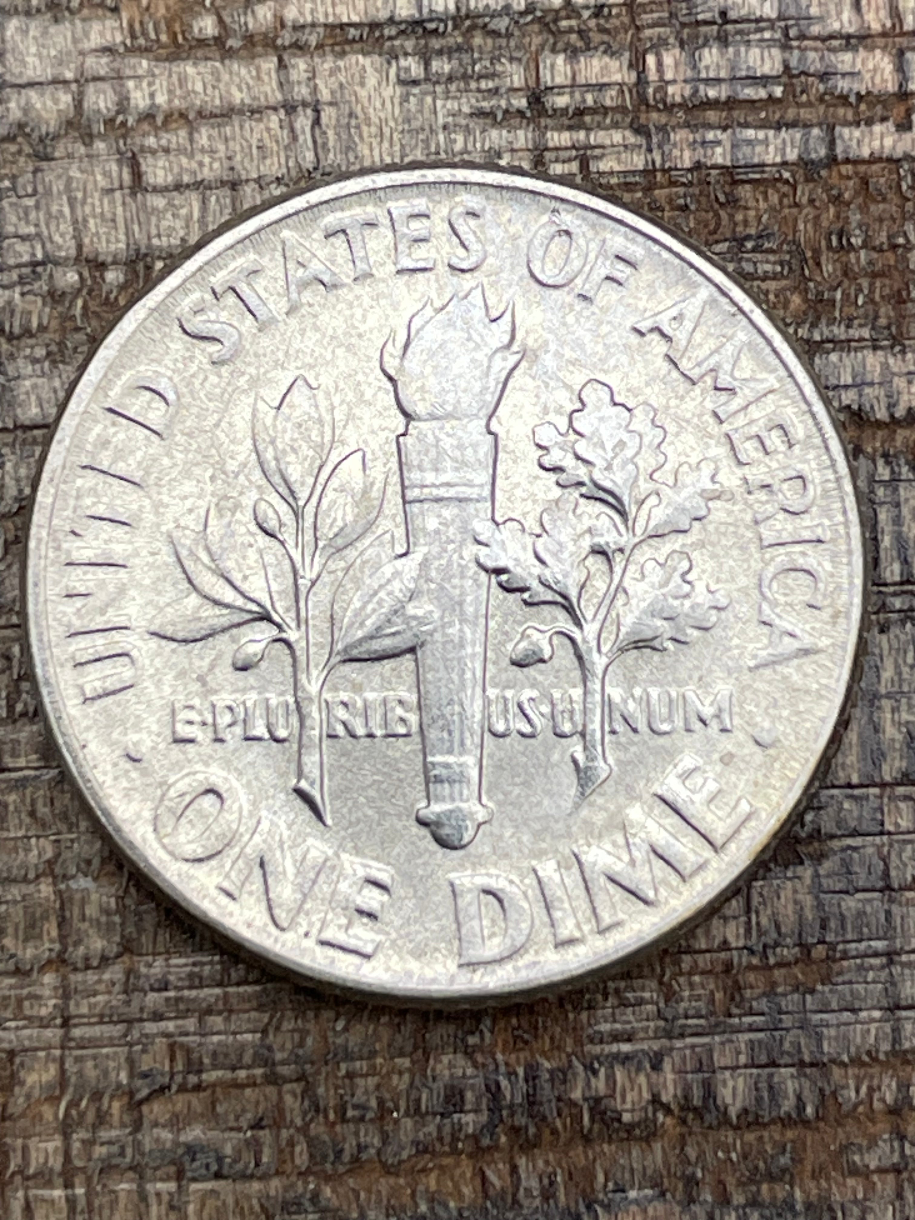 1955 10C US Roosevelt Dime