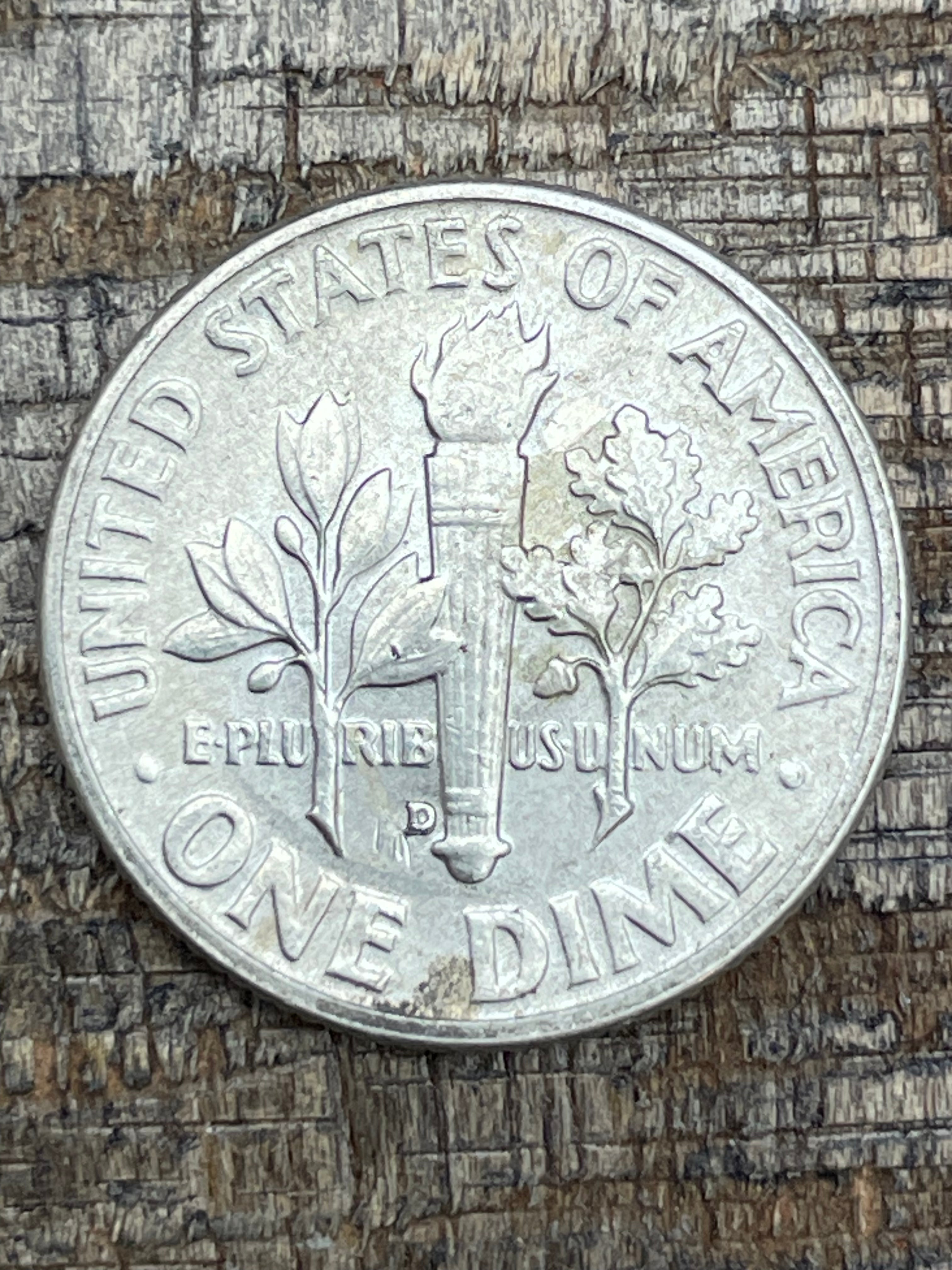 1955-D 10C US Roosevelt Dime