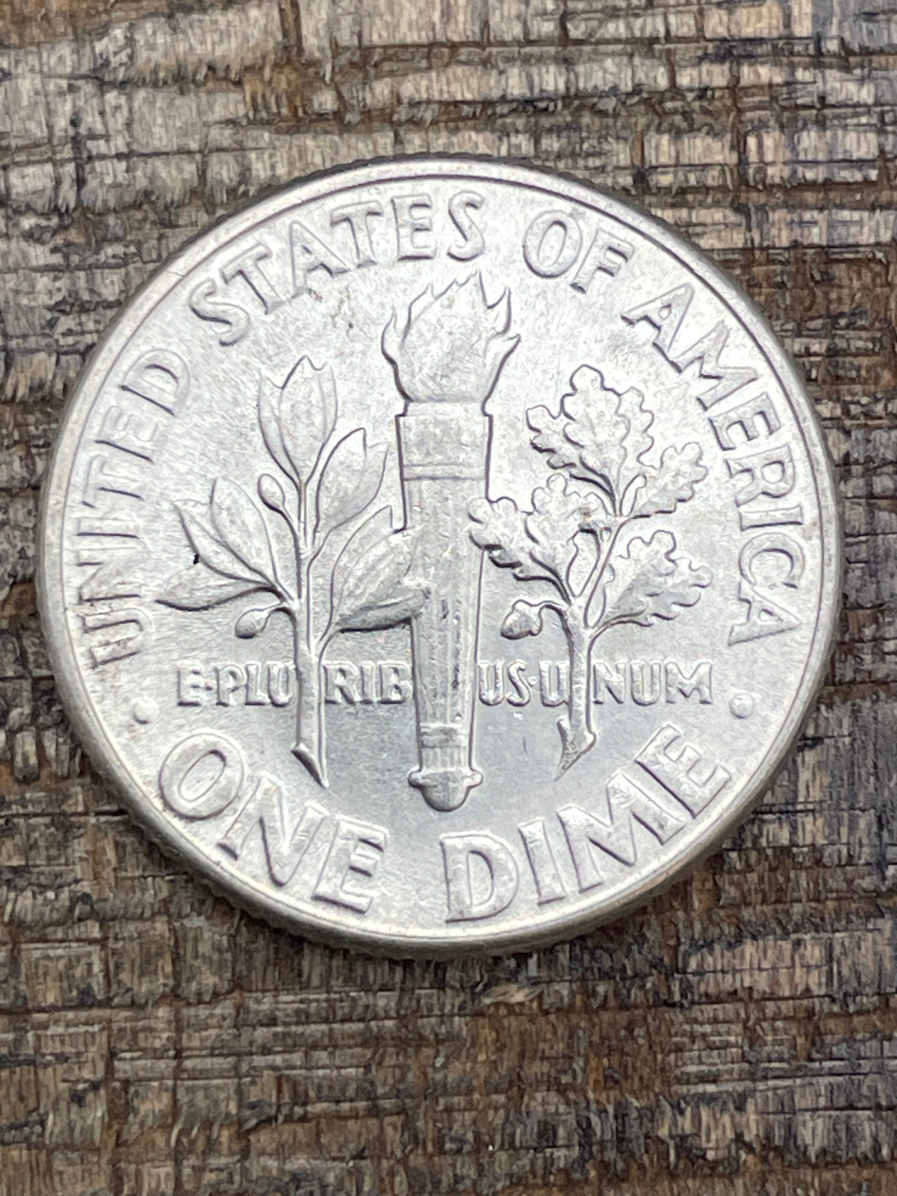 1958 10C US Roosevelt Dime