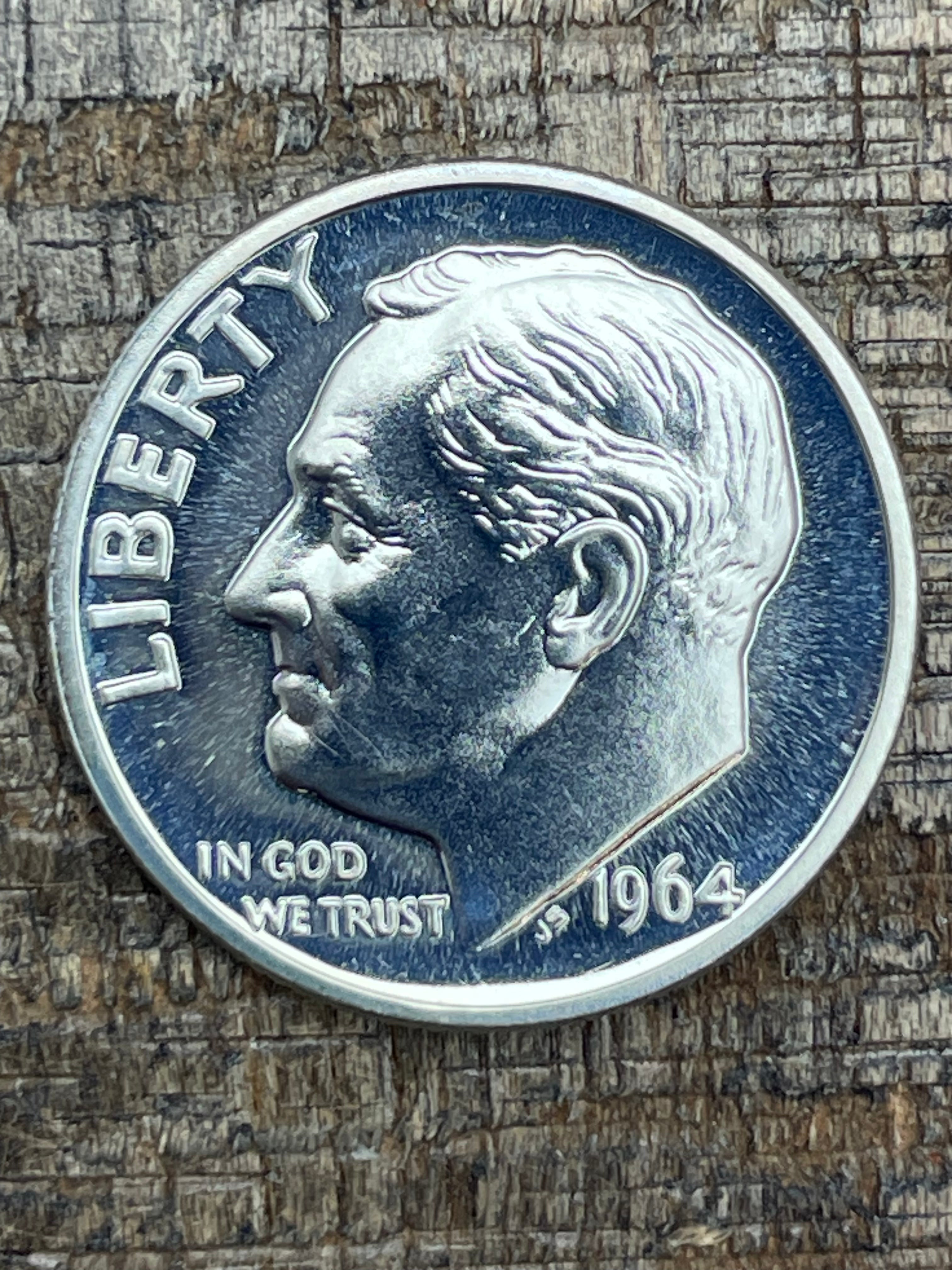 1964 10C US Proof Roosevelt Dime