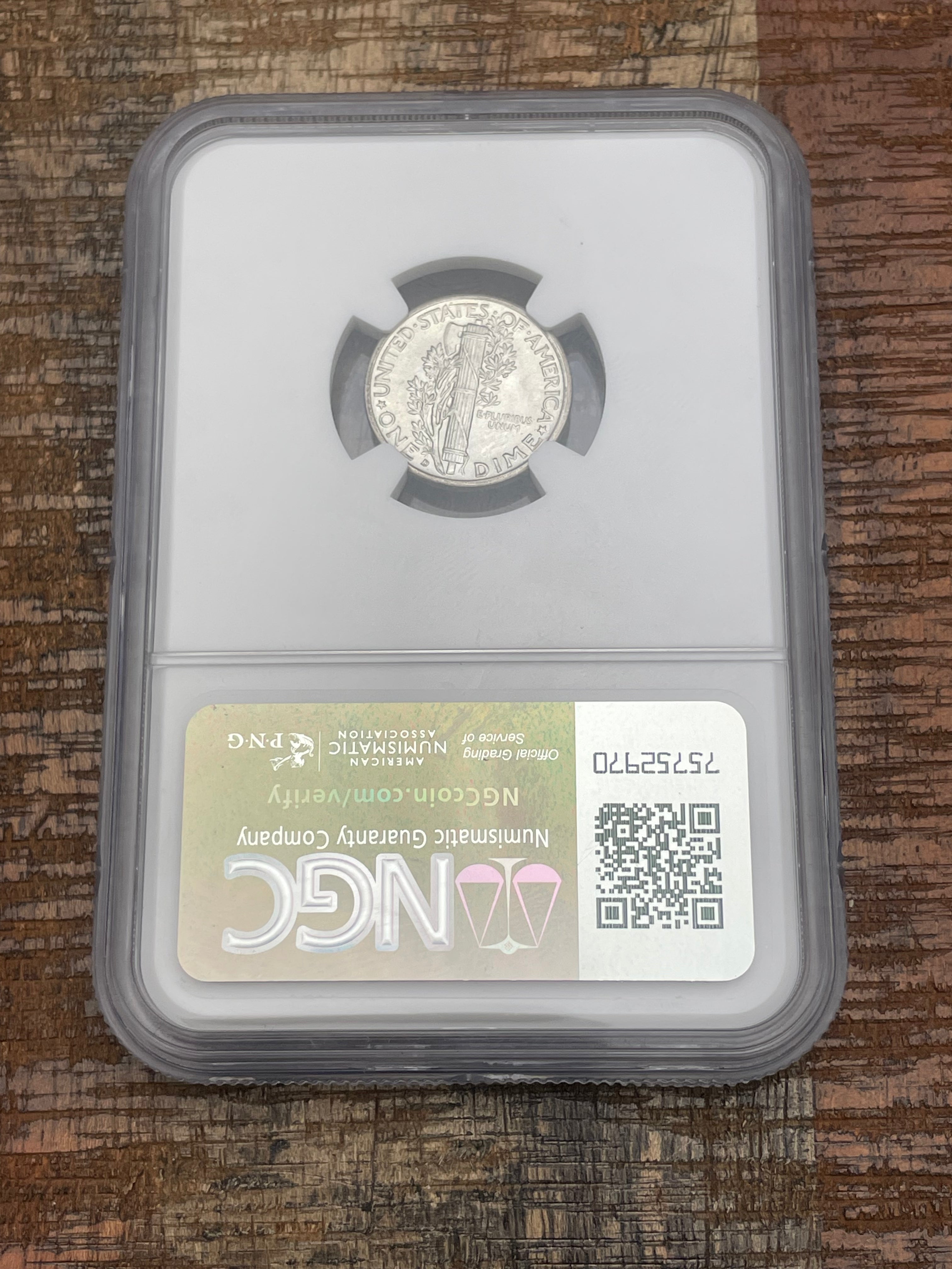 1939-D US 10c Mercury Dime NGC MS66