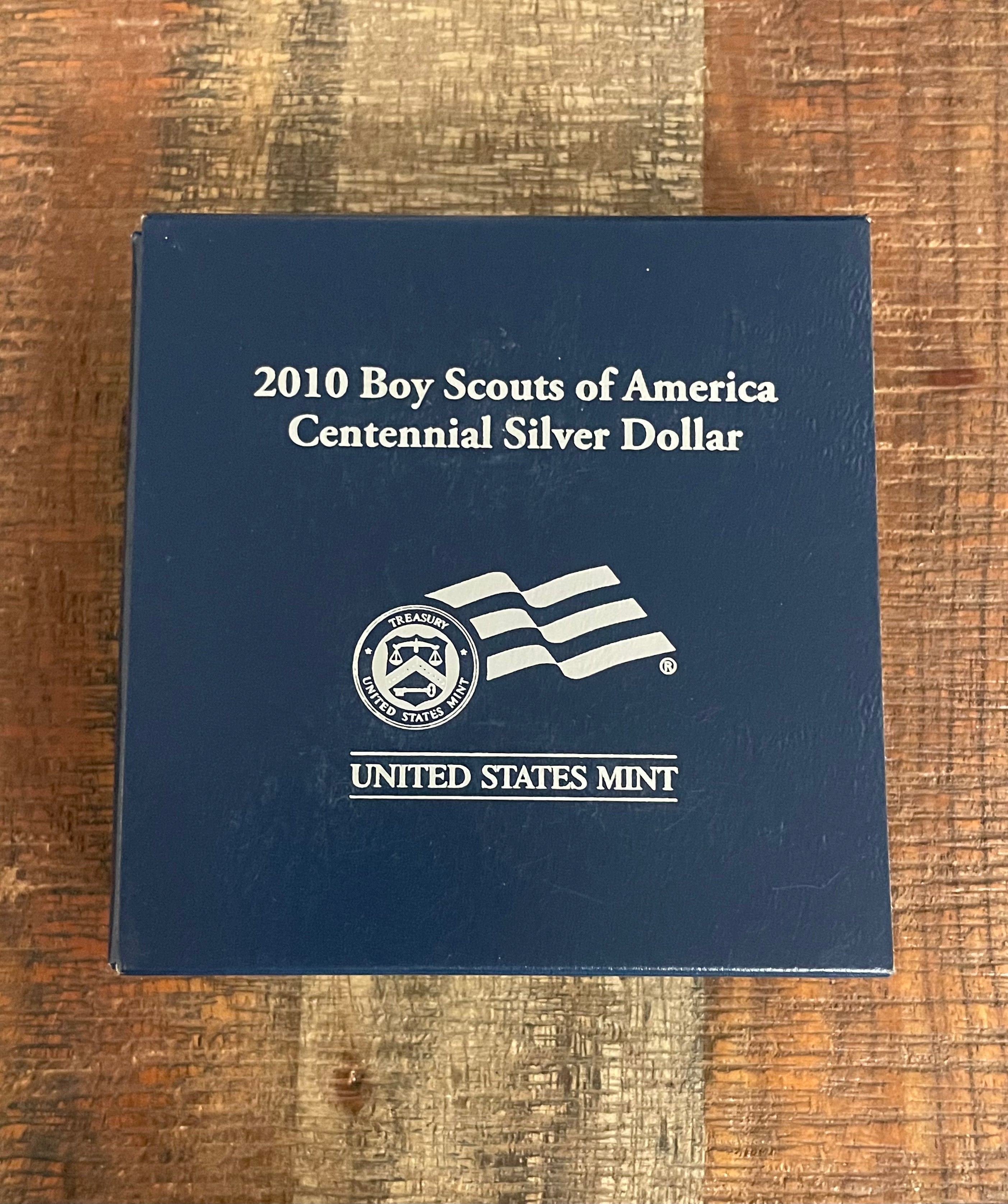 2010 Boy Scouts of America Centennial Silver Dollar~ Silver Proof Coin~In OGP with COA