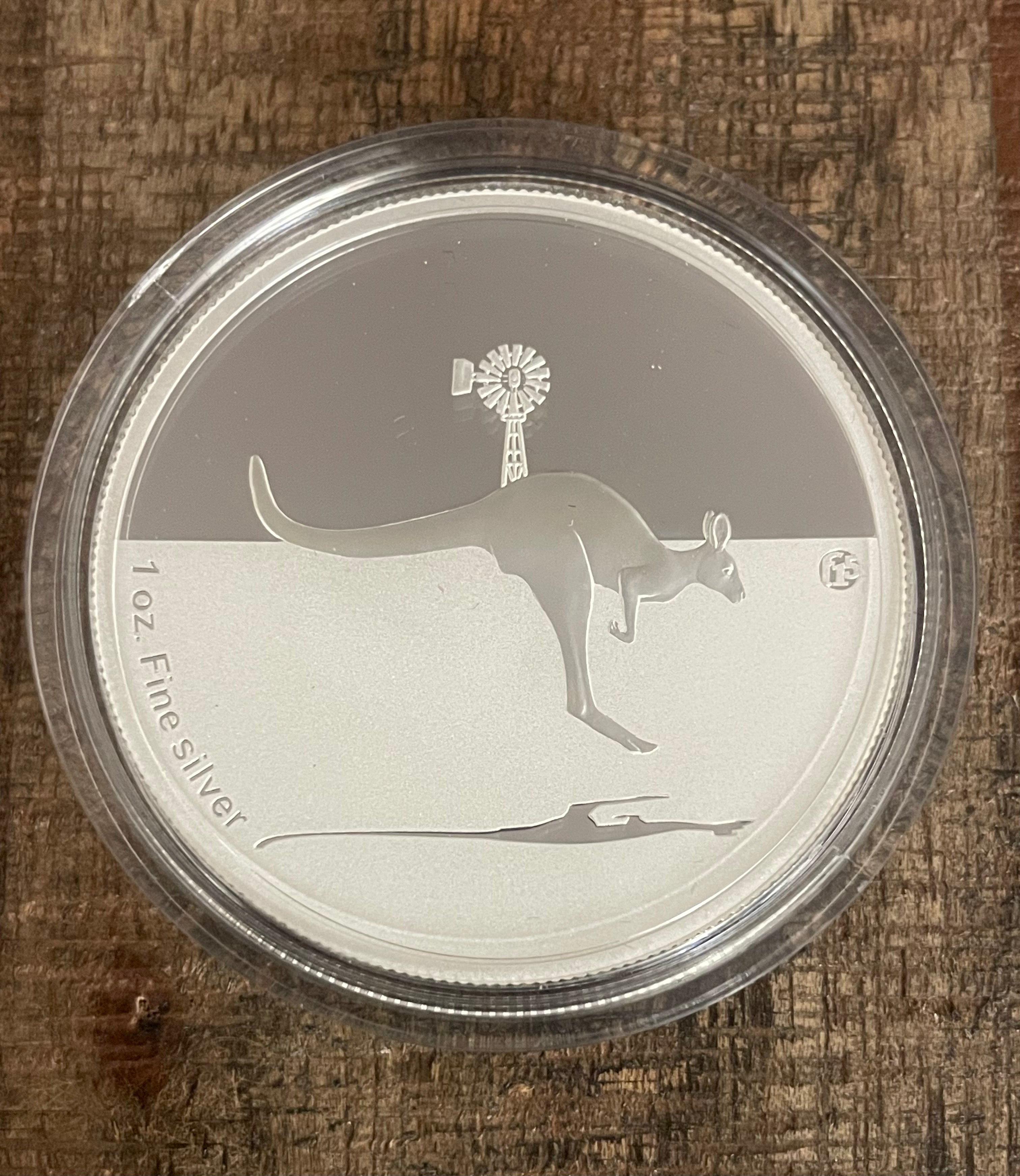 2013 $1 Kangaroo in Outback~Silver Proof Coin~F15 Privy Mark~In OGP with COA