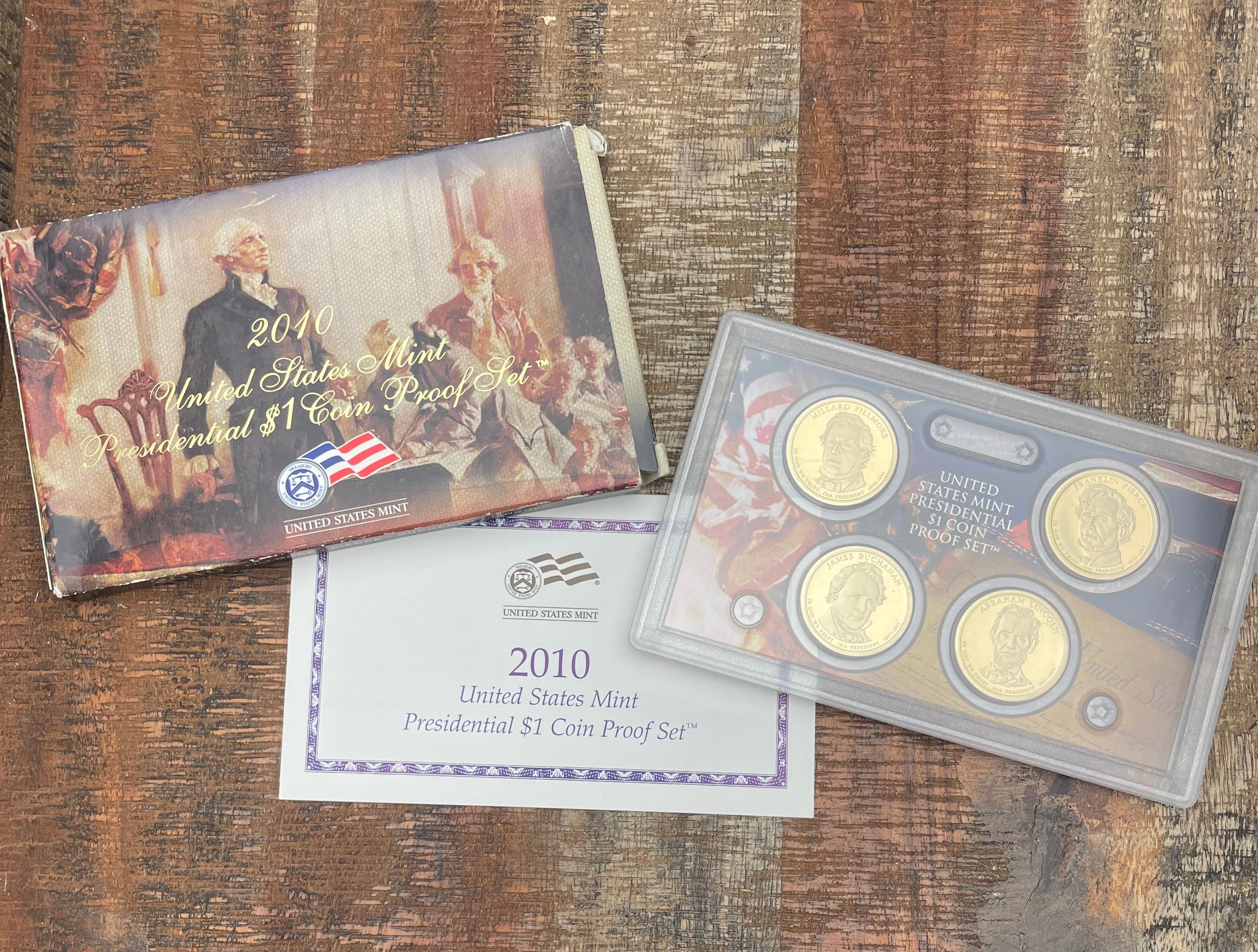 2010 Presidential Dollar Proof Set ~ In OGP with COA