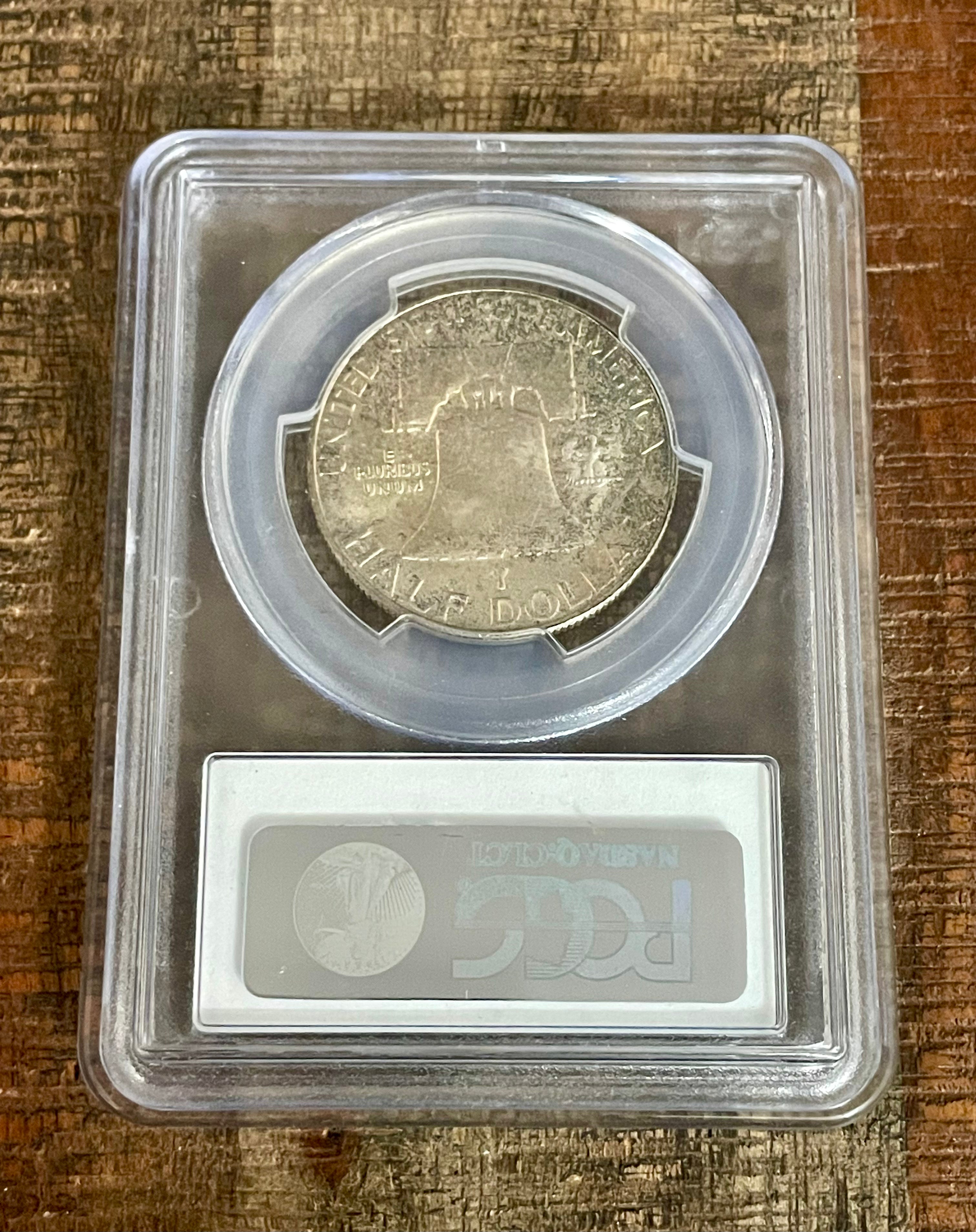 1956 50c Franklin Half Dollar PCGS MS64 +FBL