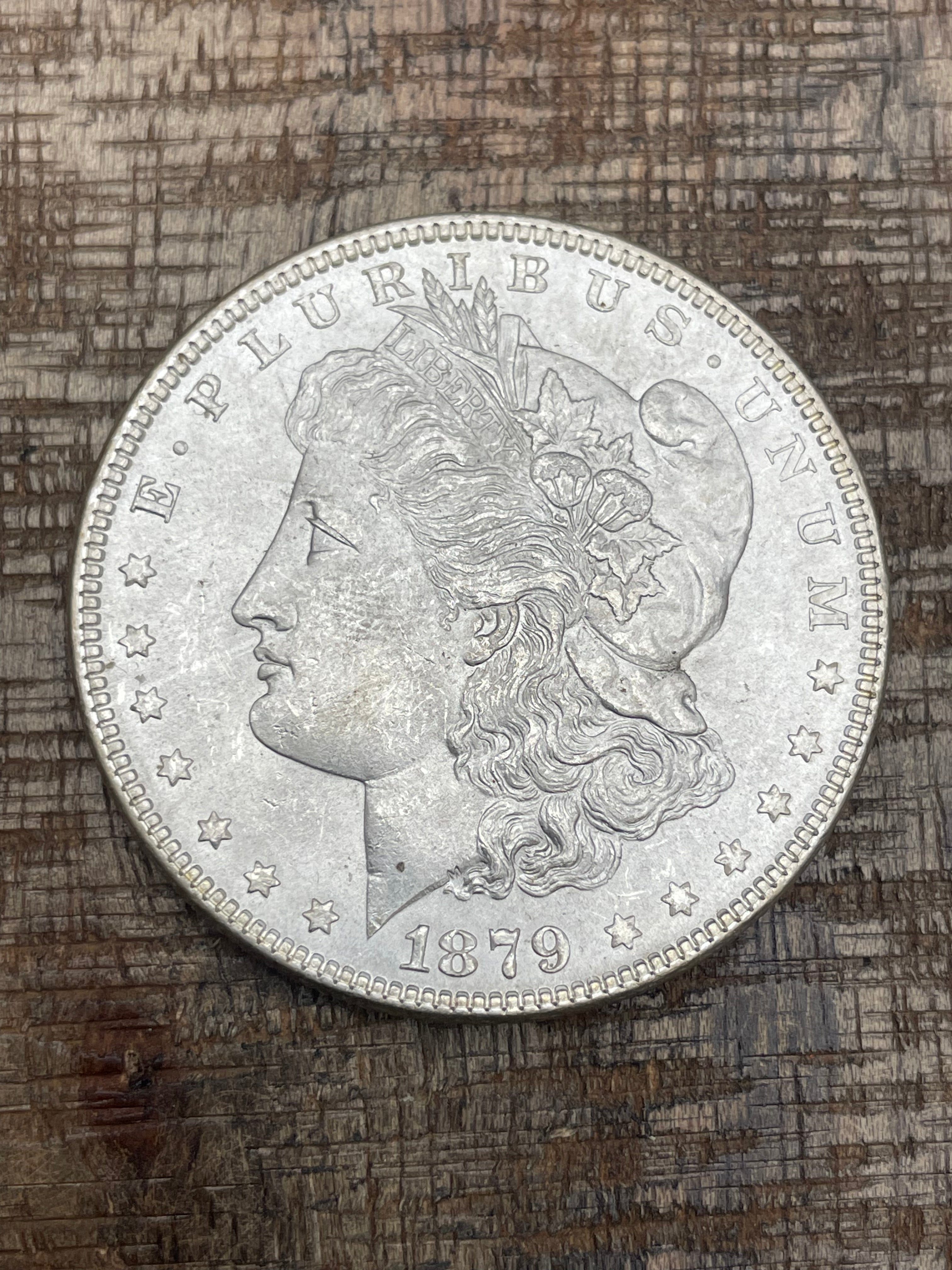 1879 $1 US Morgan Silver Dollar