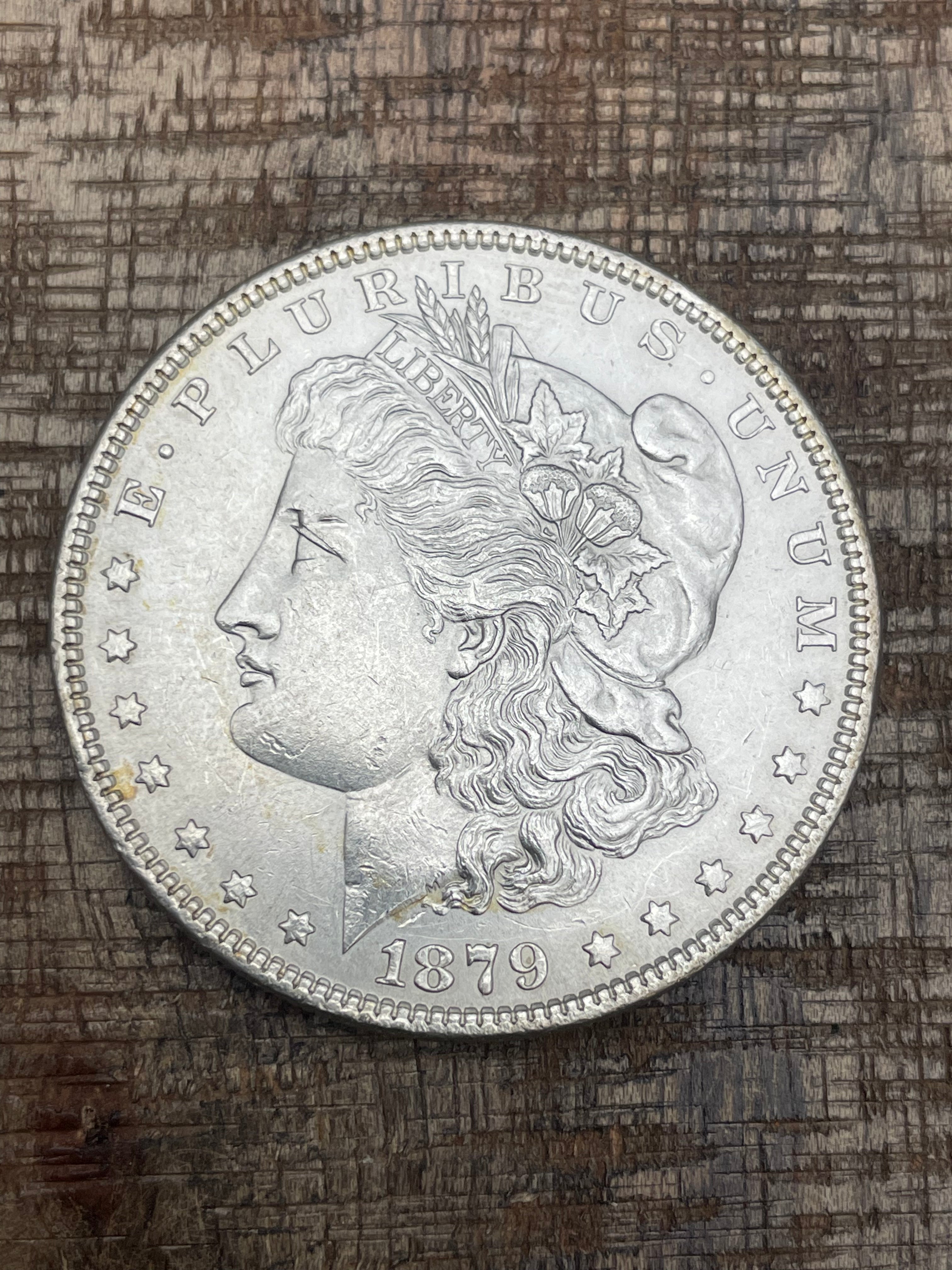 1879 $1 US Morgan Silver Dollar