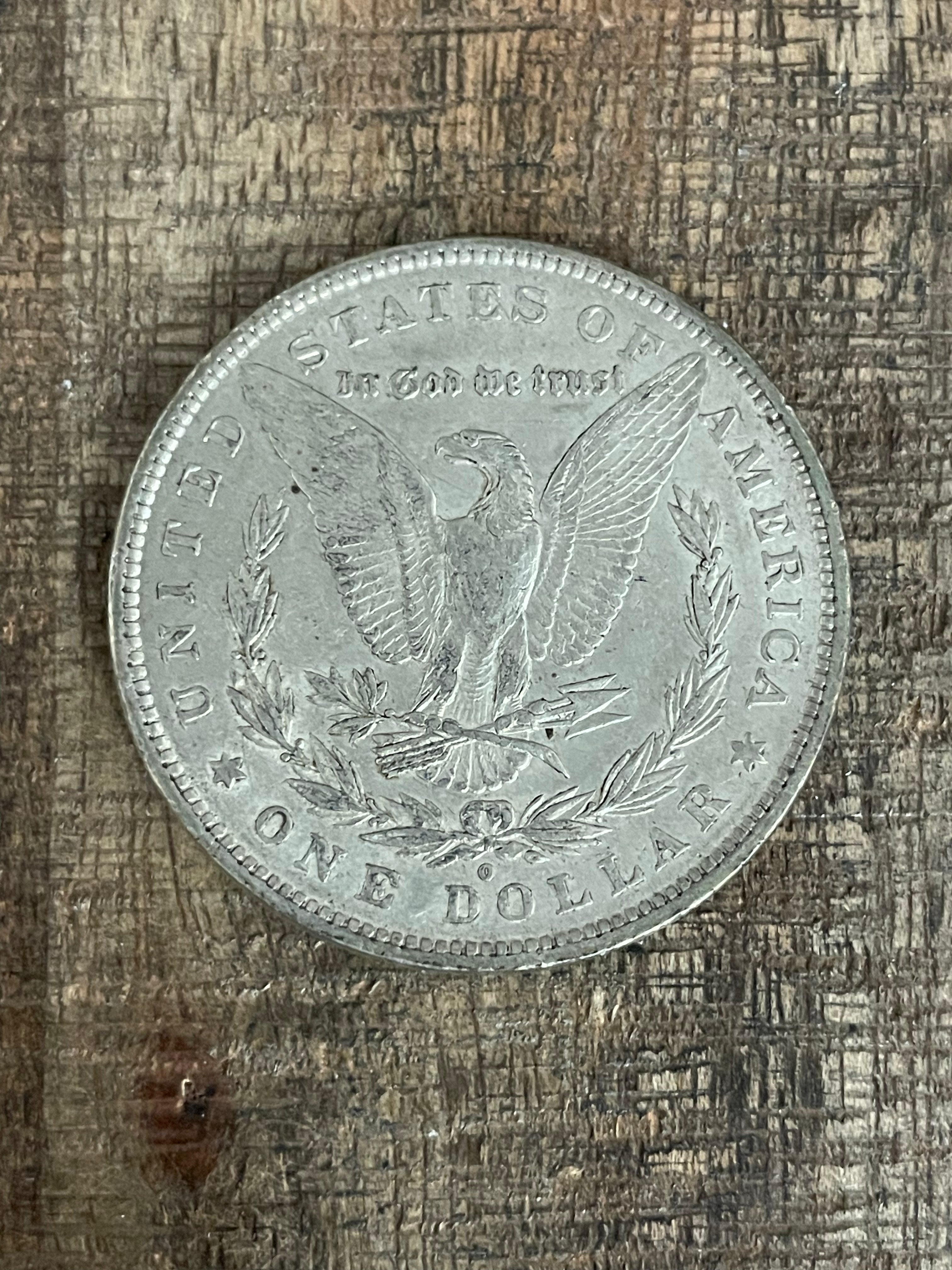 1880-O $1 US Morgan Silver Dollar