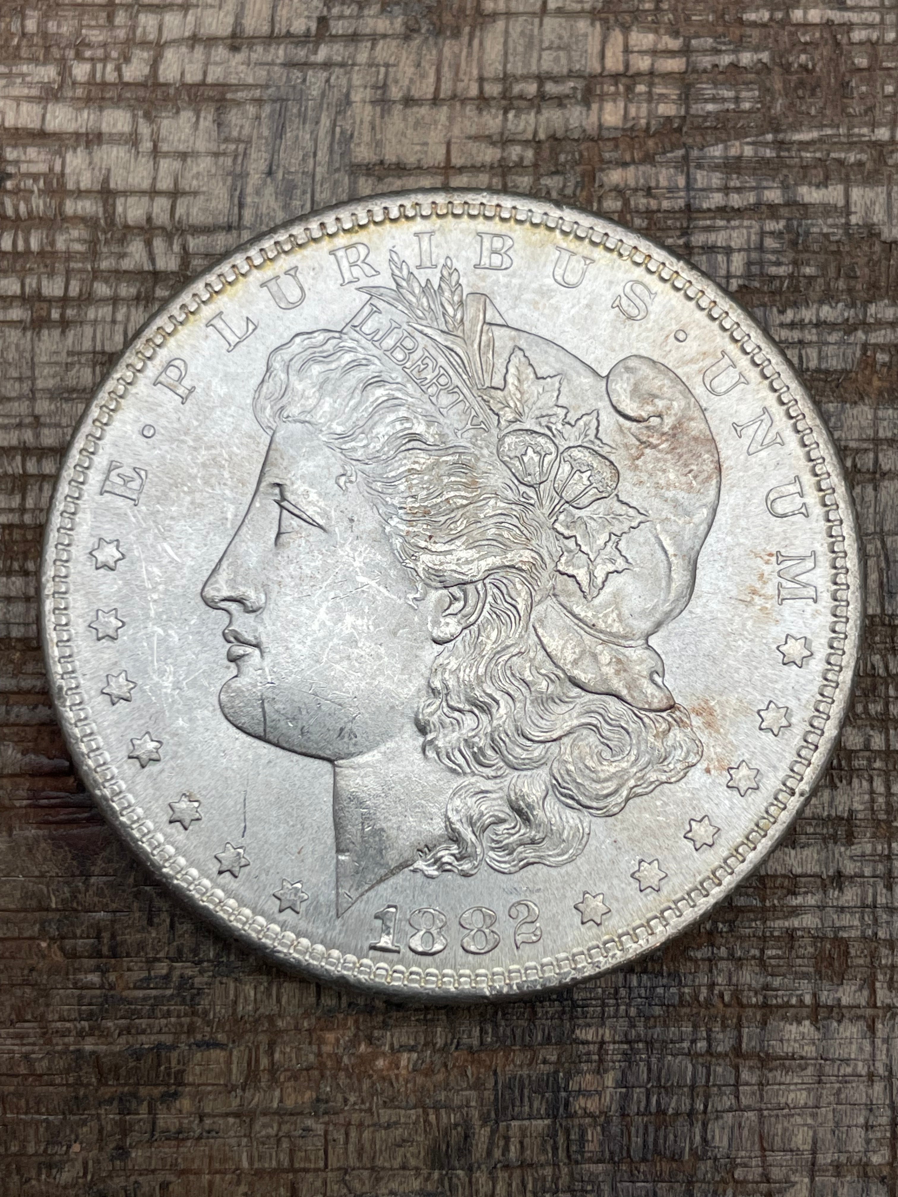 1882-S $1 US Morgan Silver Dollar