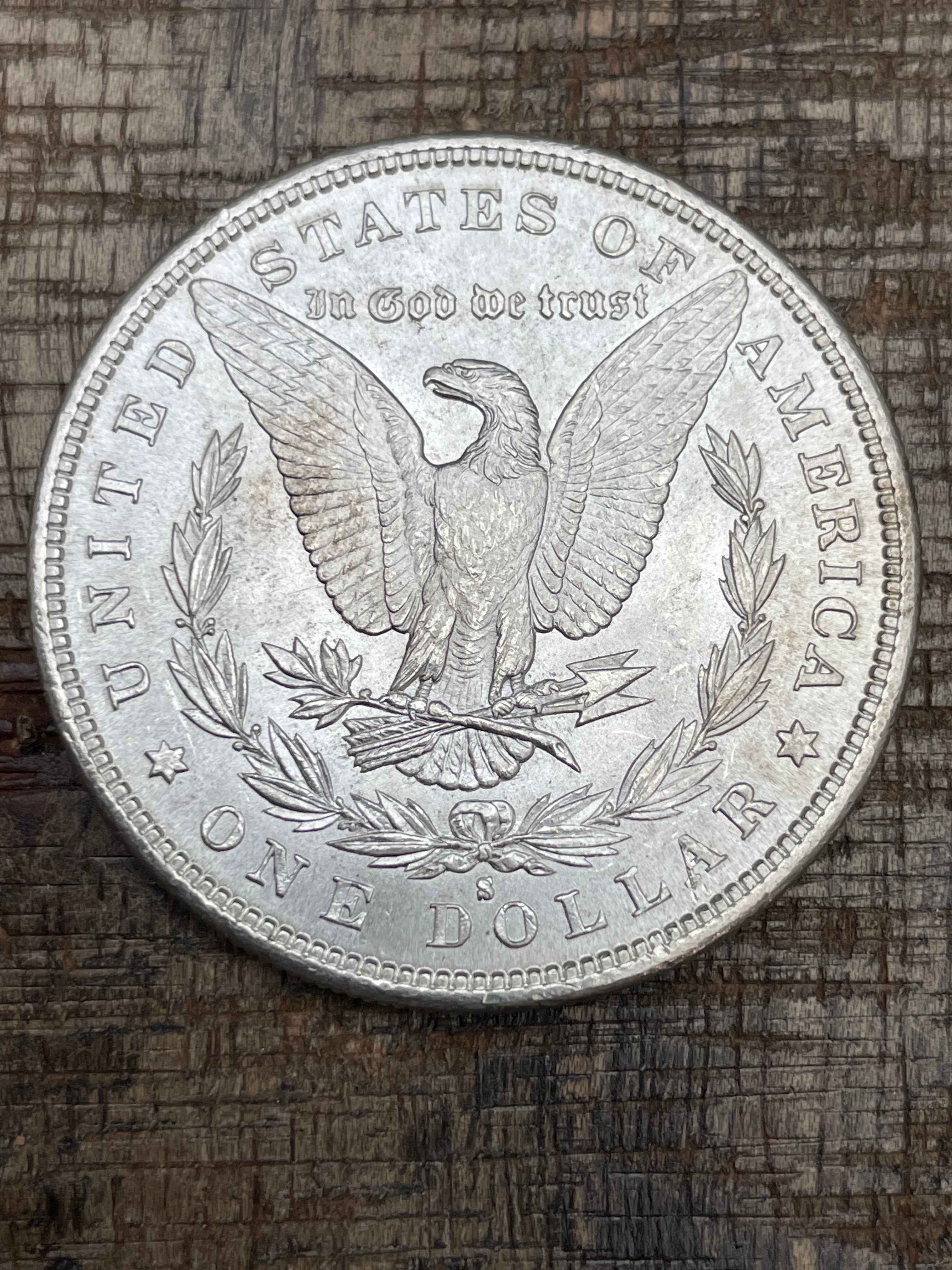 1882-S $1 US Morgan Silver Dollar