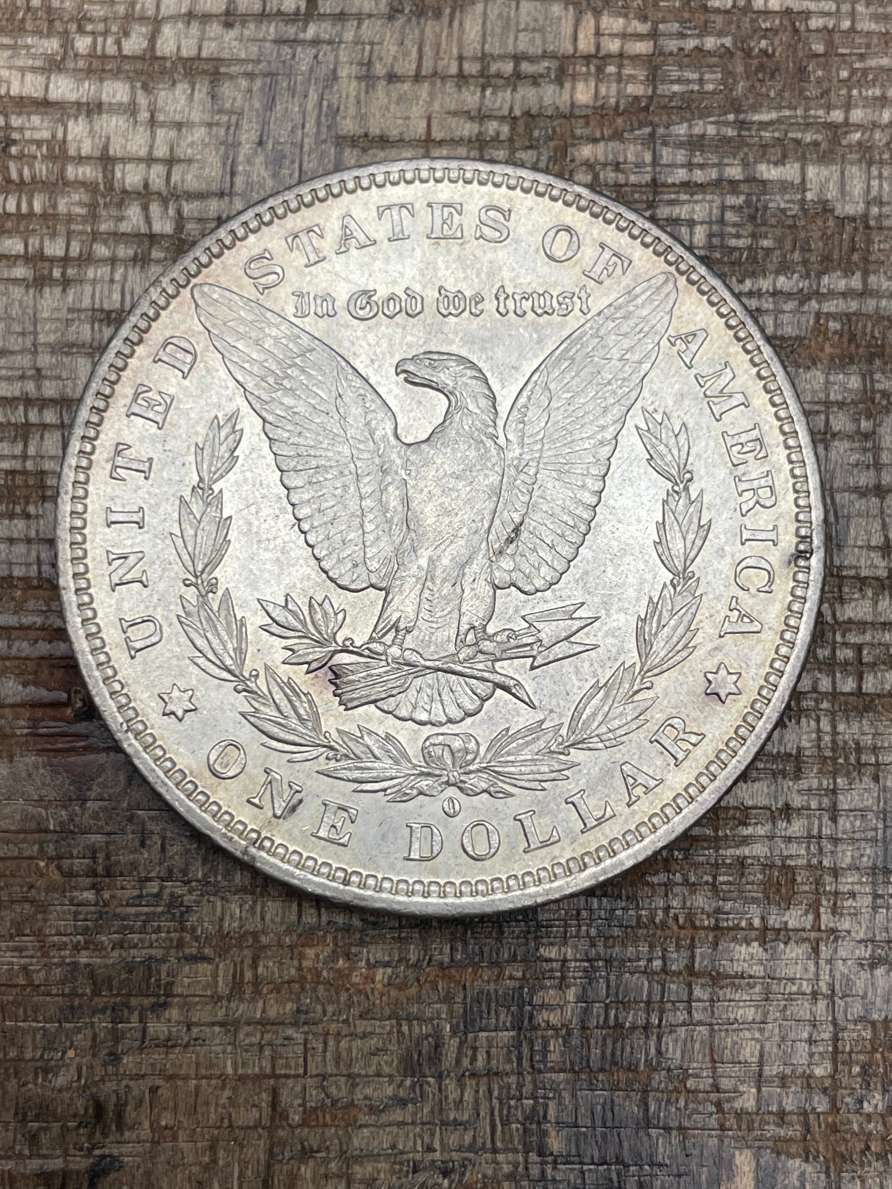 1884-O $1 US Morgan Silver Dollar