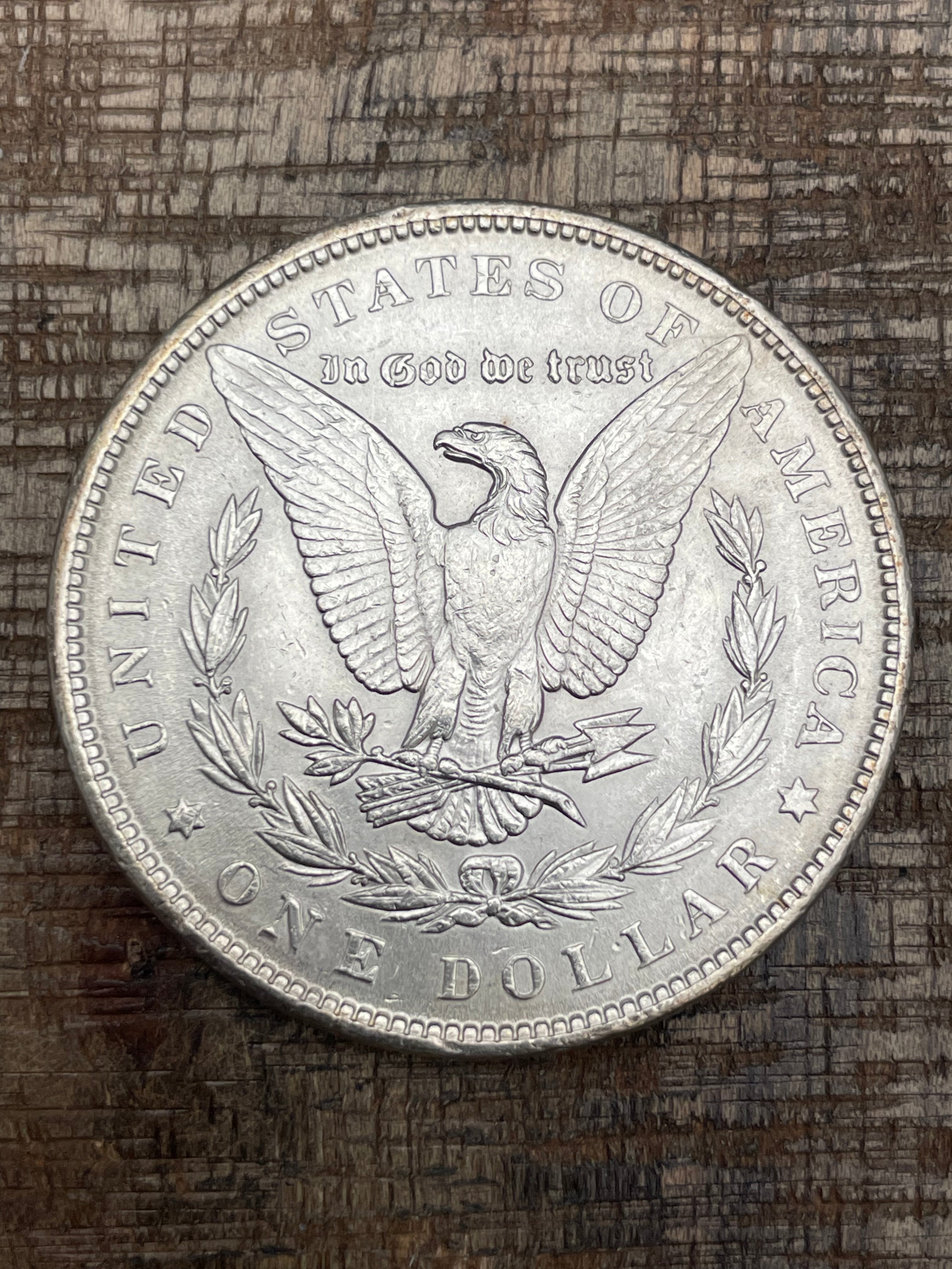 1890 $1 US Morgan Silver Dollar