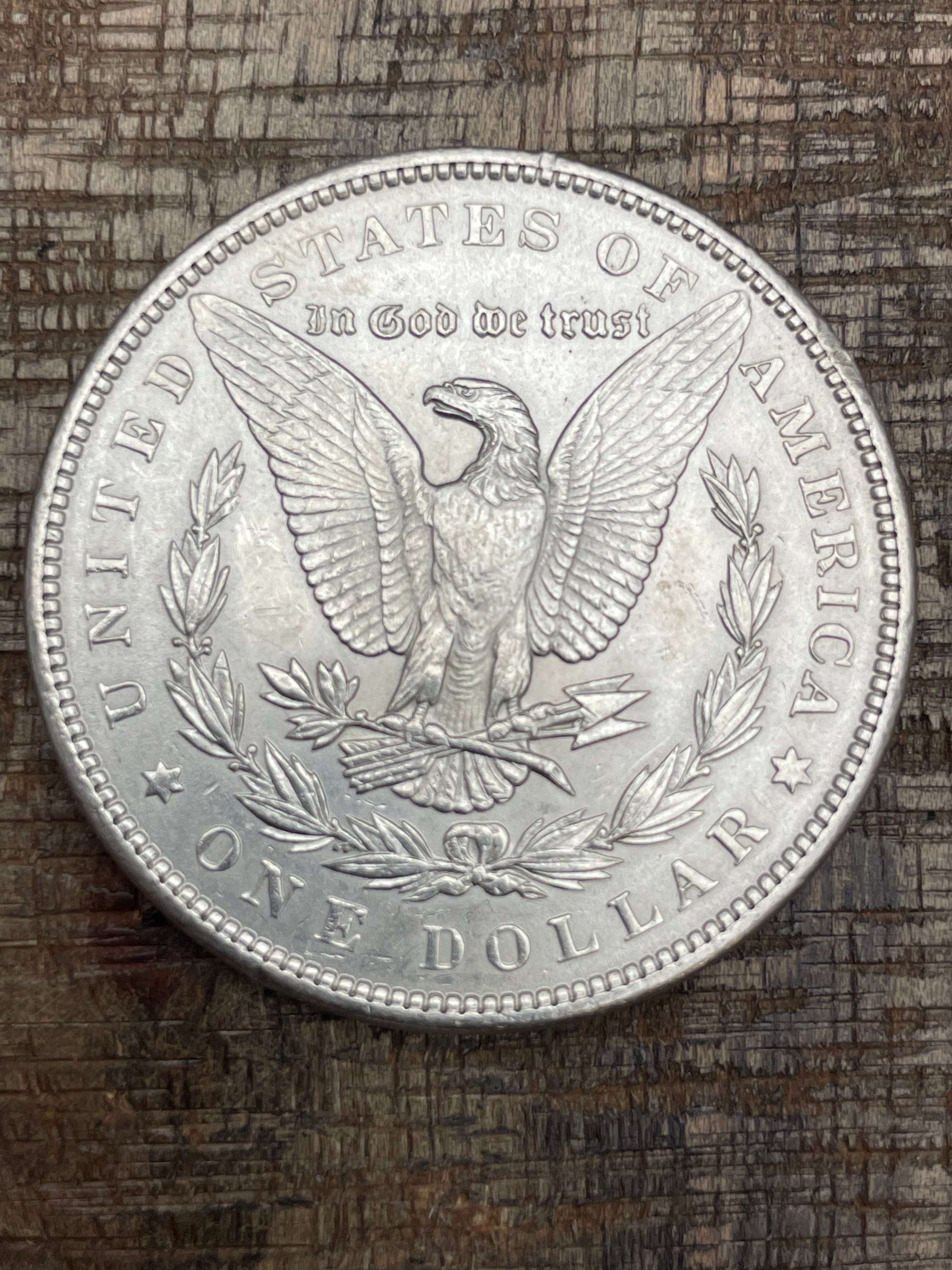 1891 $1 US Morgan Silver Dollar