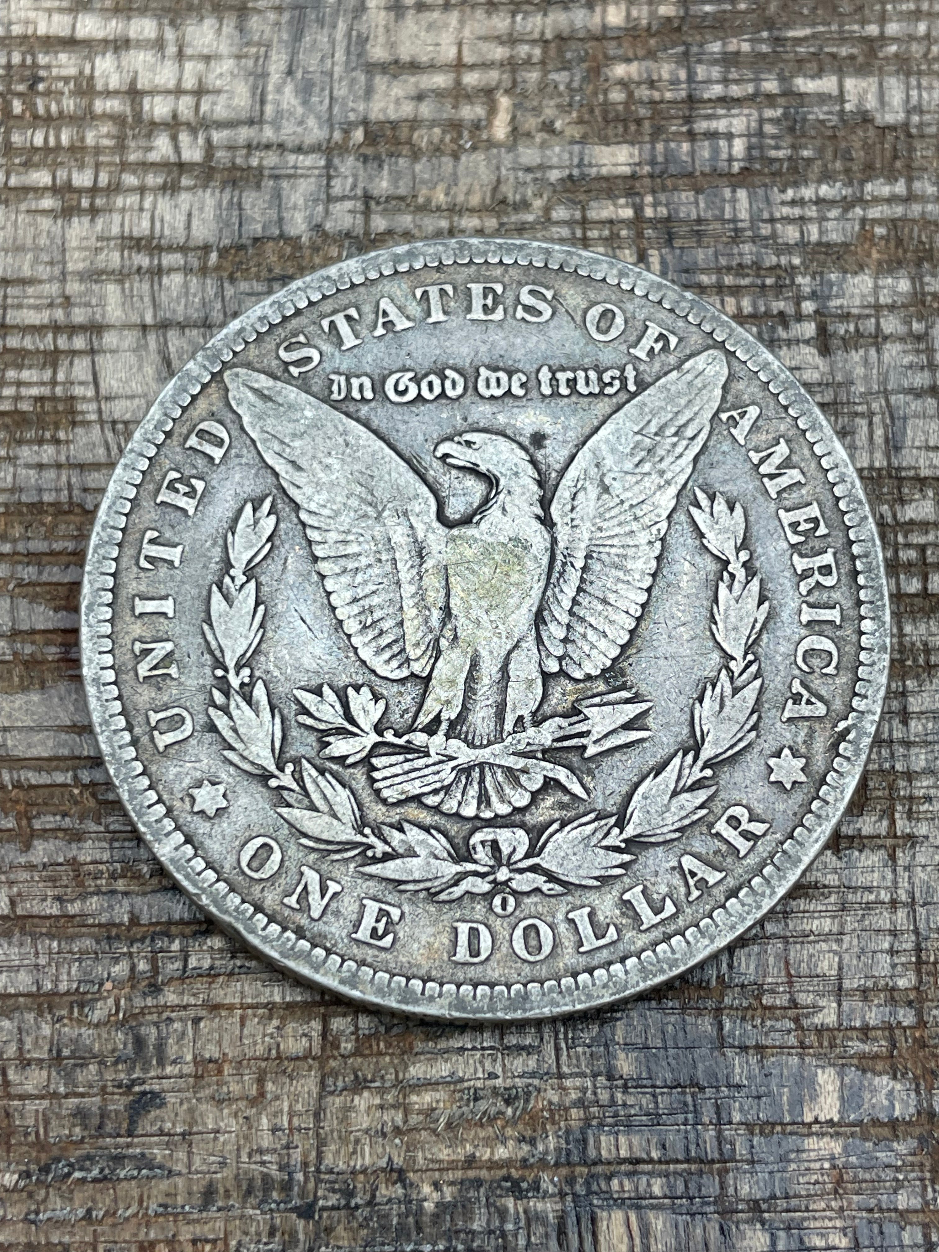 1896-O $1 US Morgan Silver Dollar
