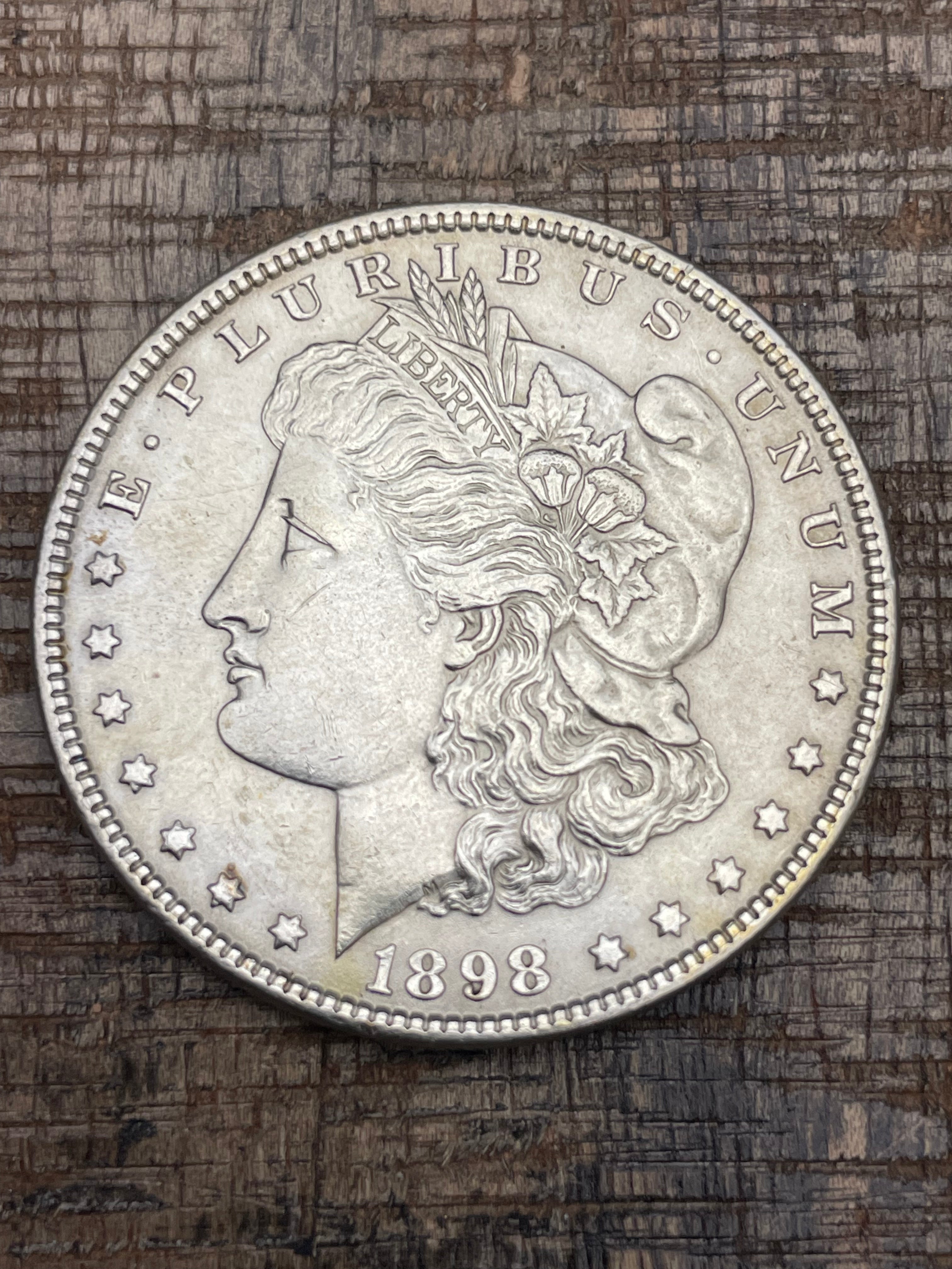 1898 $1 US Morgan Silver Dollar