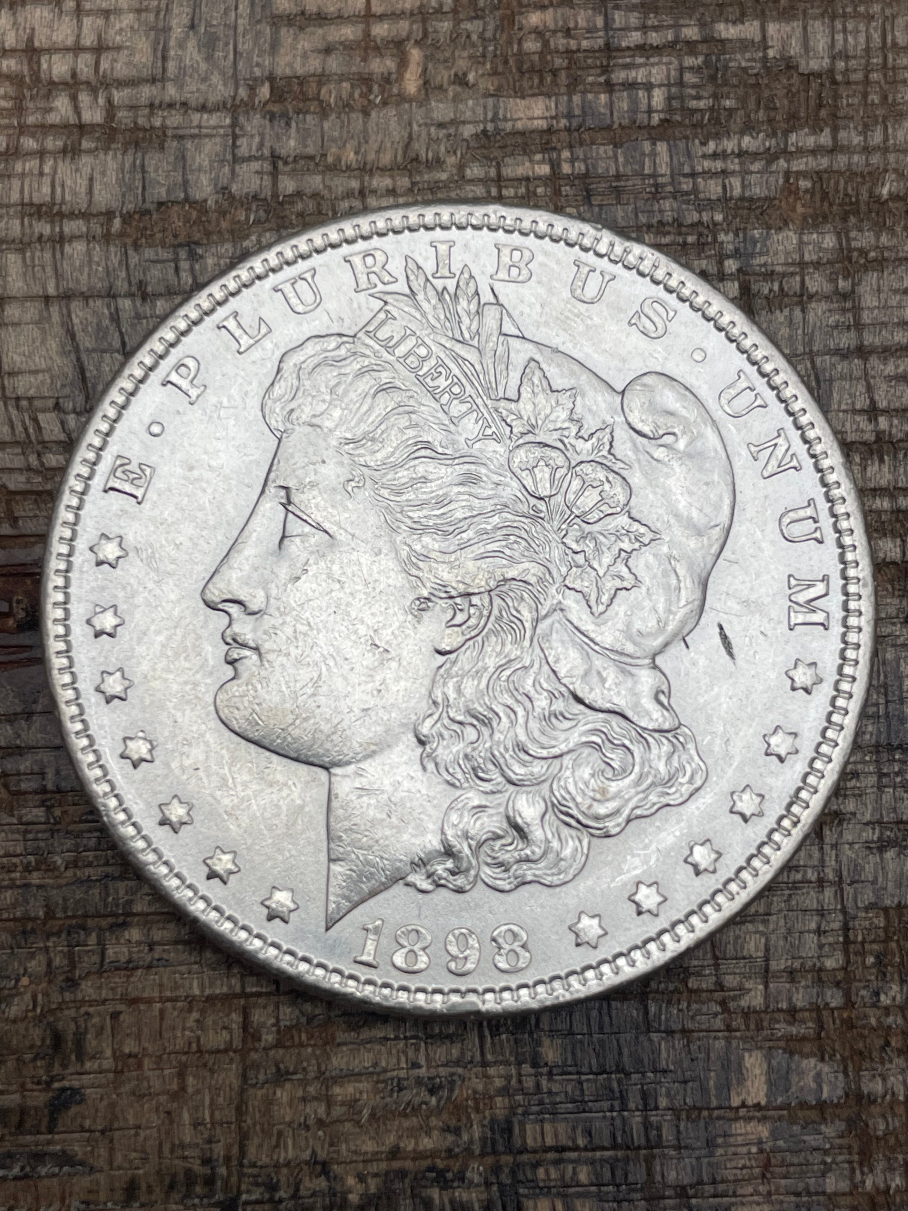 1898 $1 US Morgan Silver Dollar