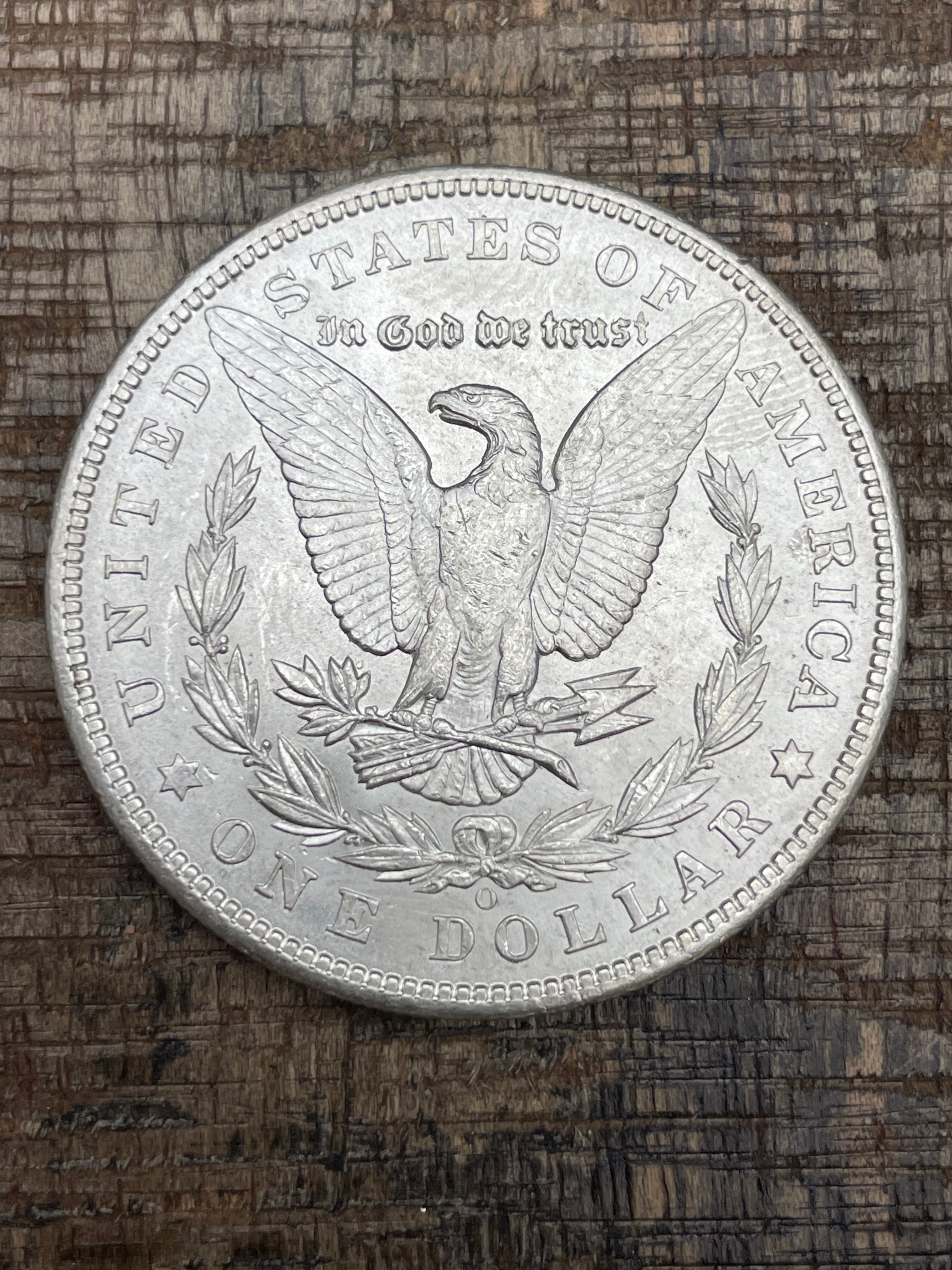 1902-O $1 US Morgan Silver Dollar