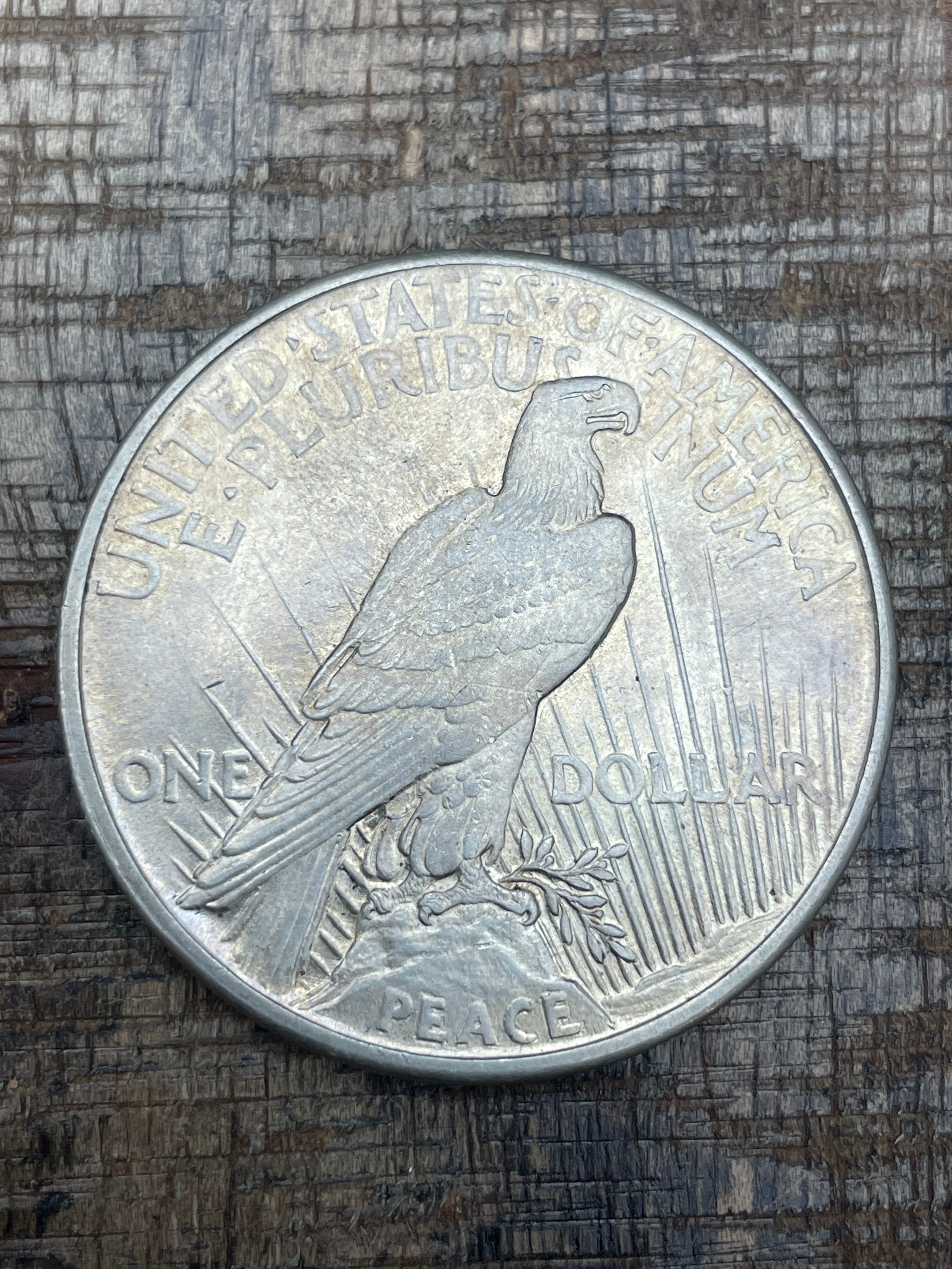 1921 US $1 Silver Peace Dollar Key Date