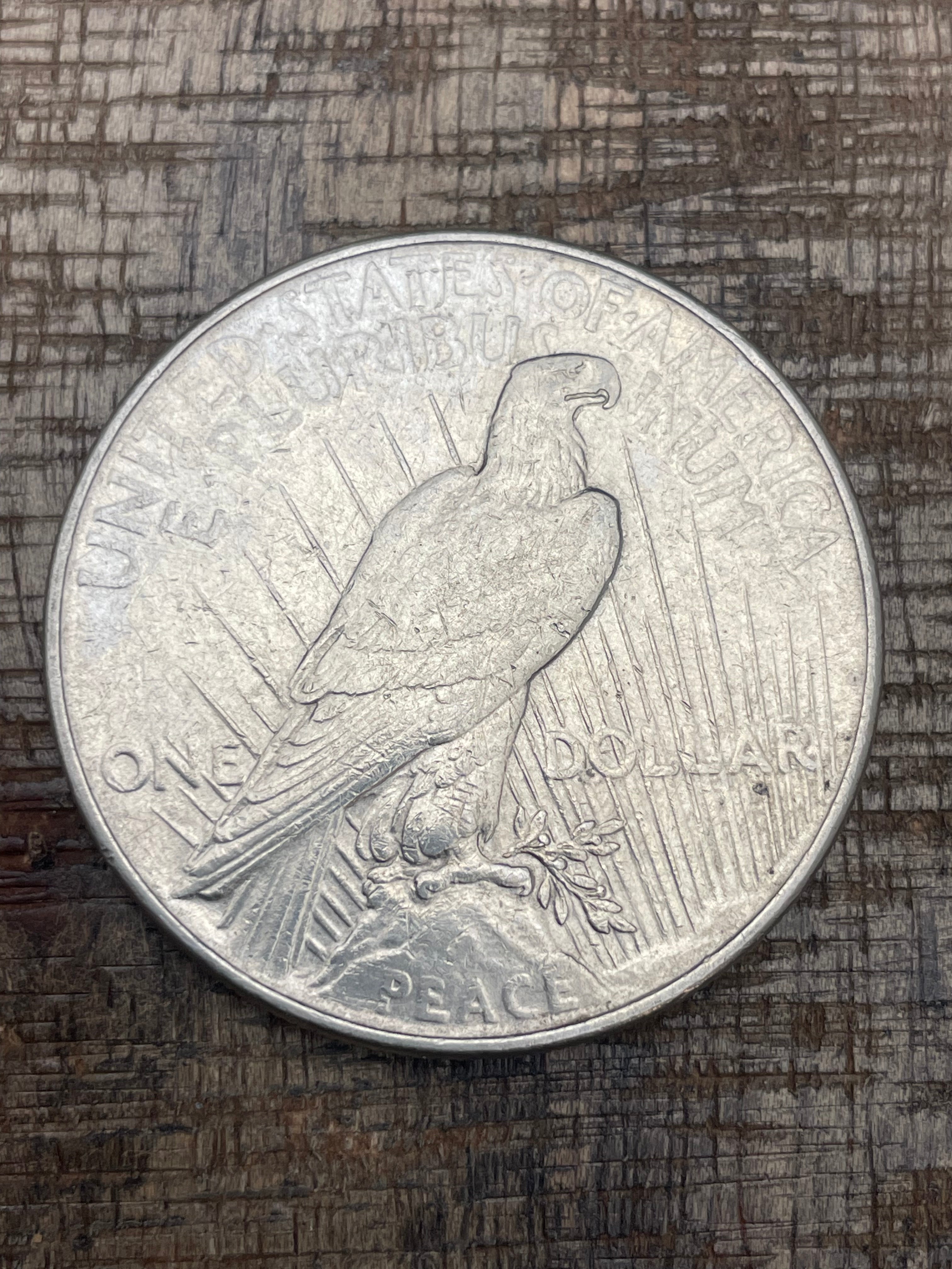 1922 $1 US Silver Peace Dollar