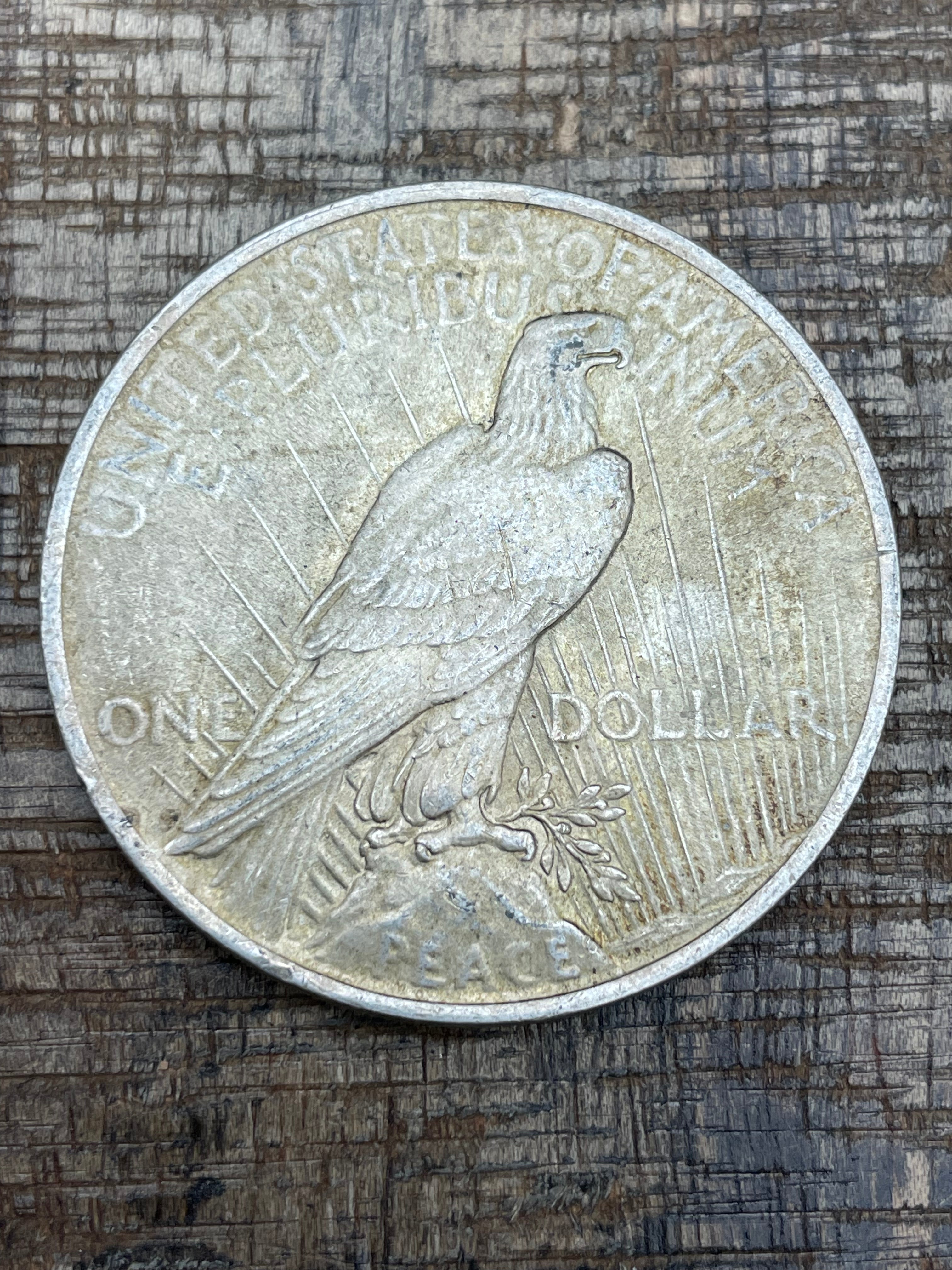 1923 $1 US Silver Peace Dollar