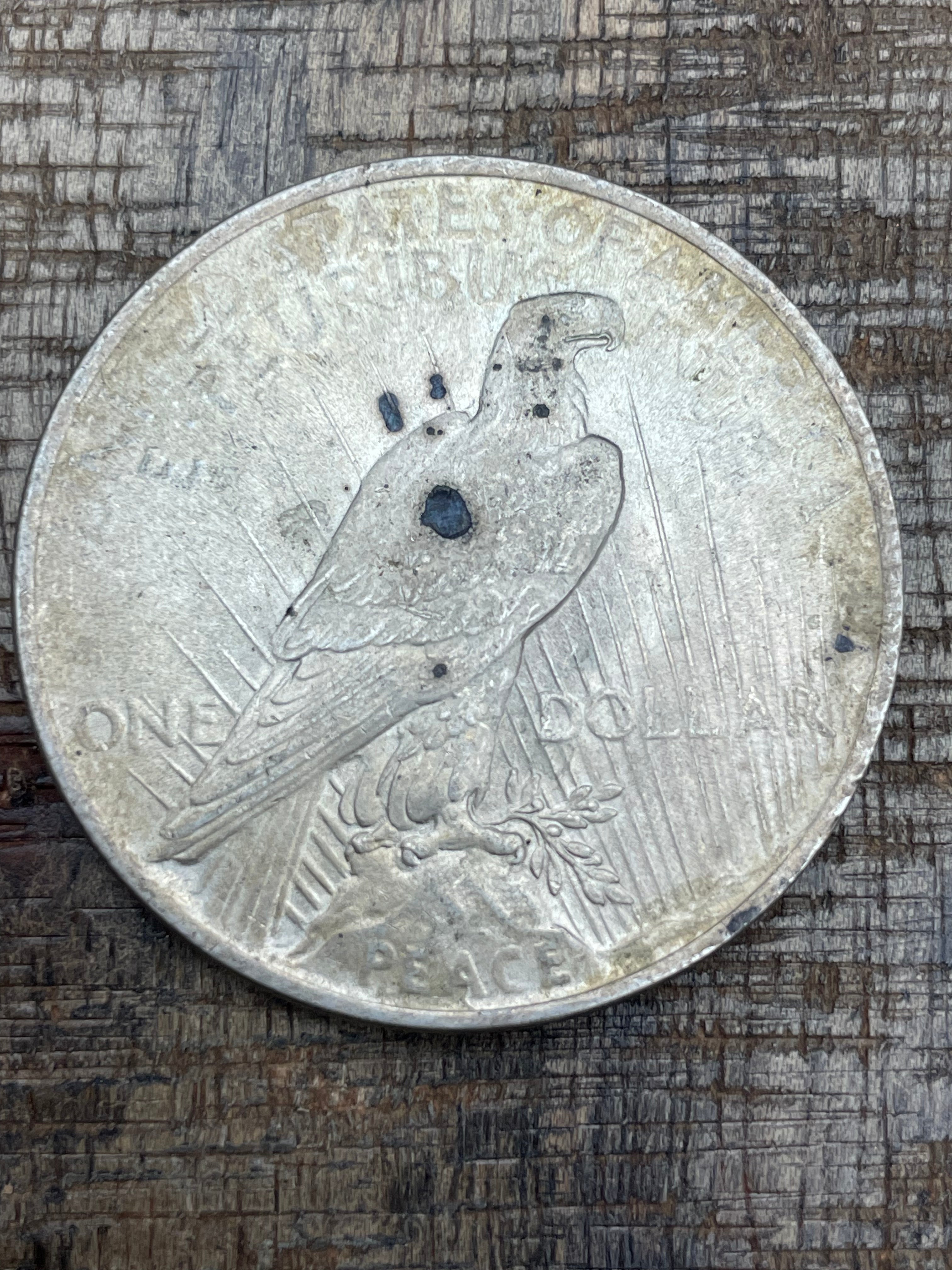 1923 $1 US Silver Peace Dollar