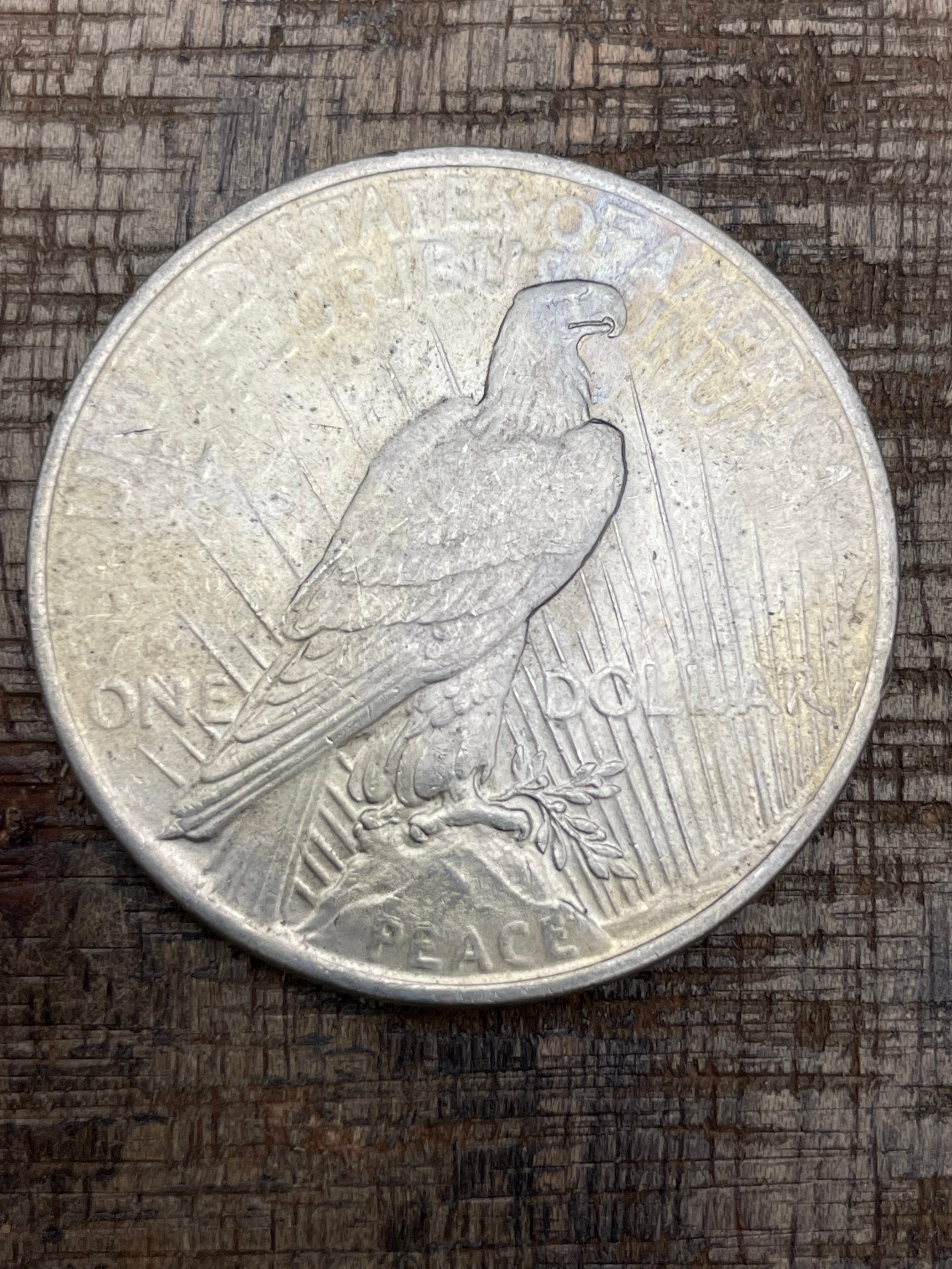 1923 $1 US Silver Peace Dollar