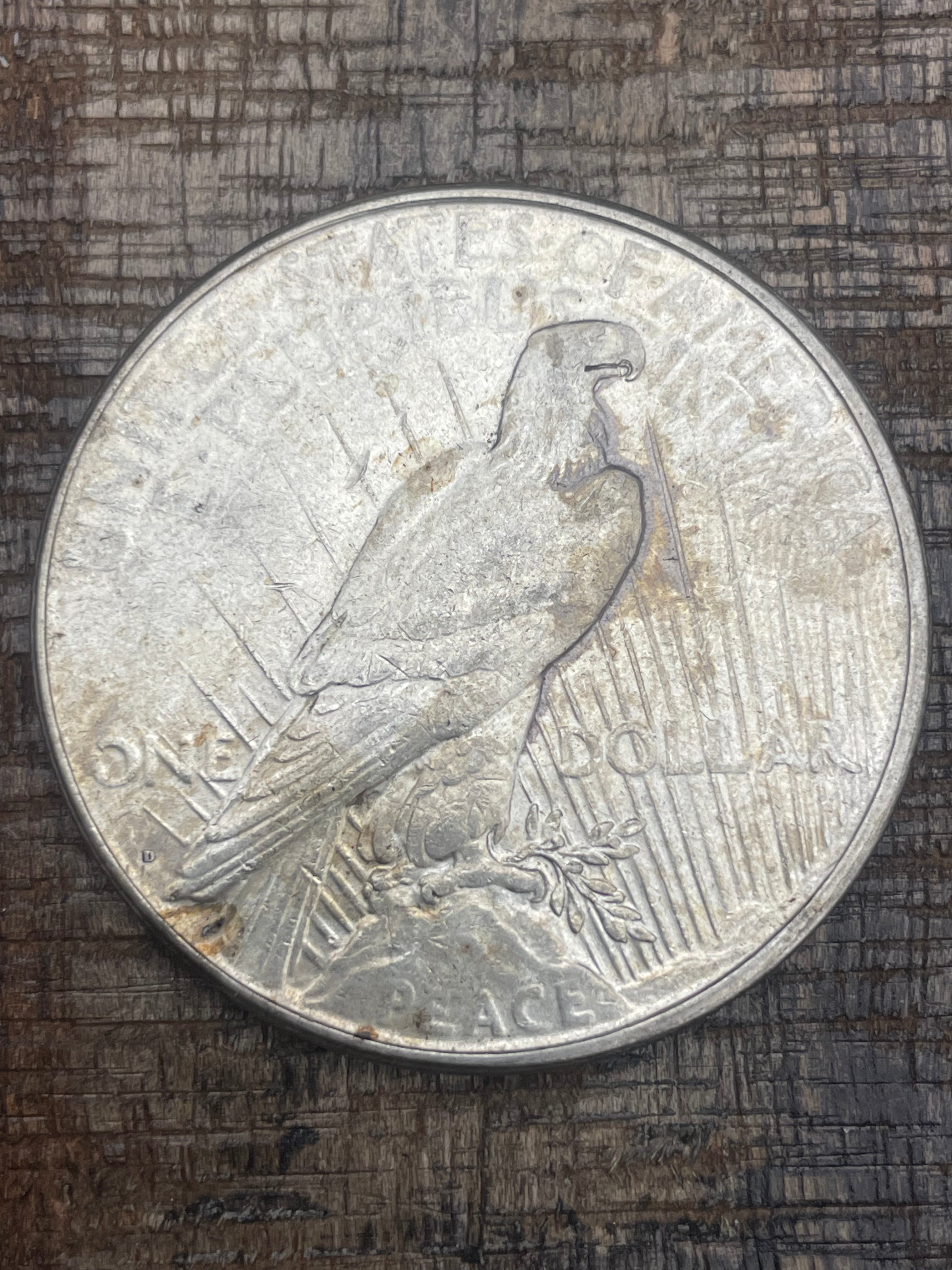 1923-D $1 US Silver Peace Dollar