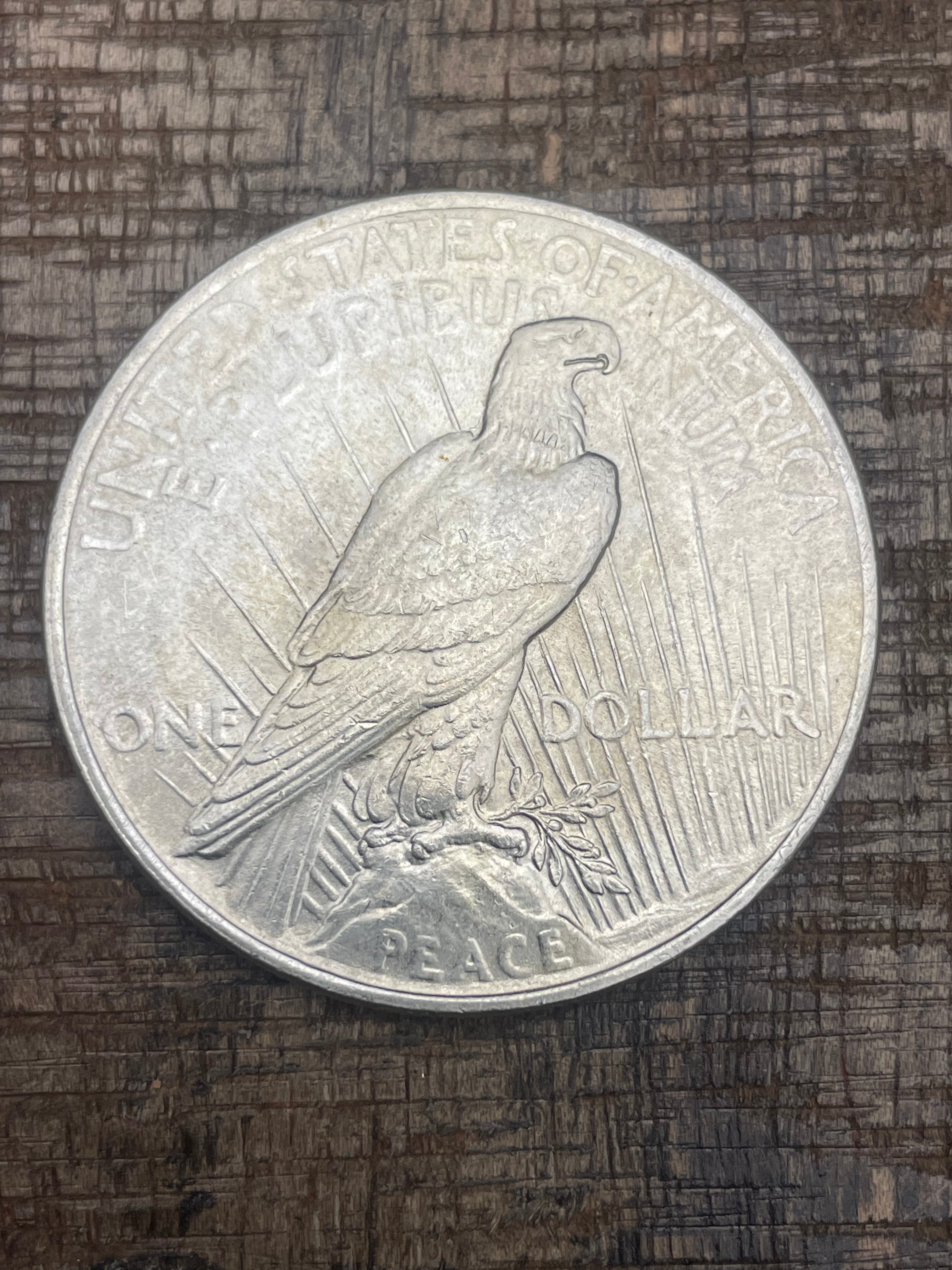 1924 $1 US Silver Peace Dollar