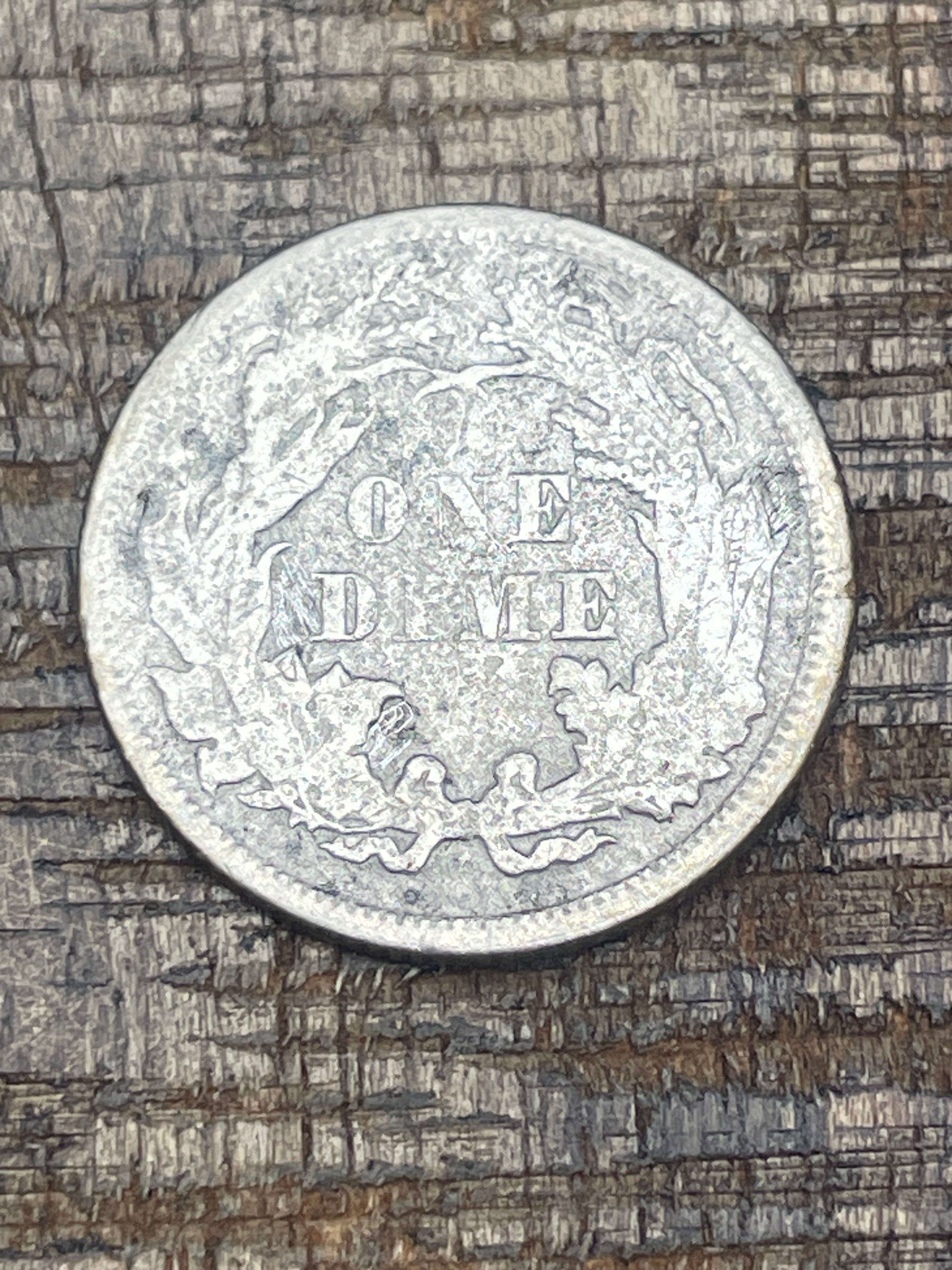 1874 10C US Seated Liberty Dime