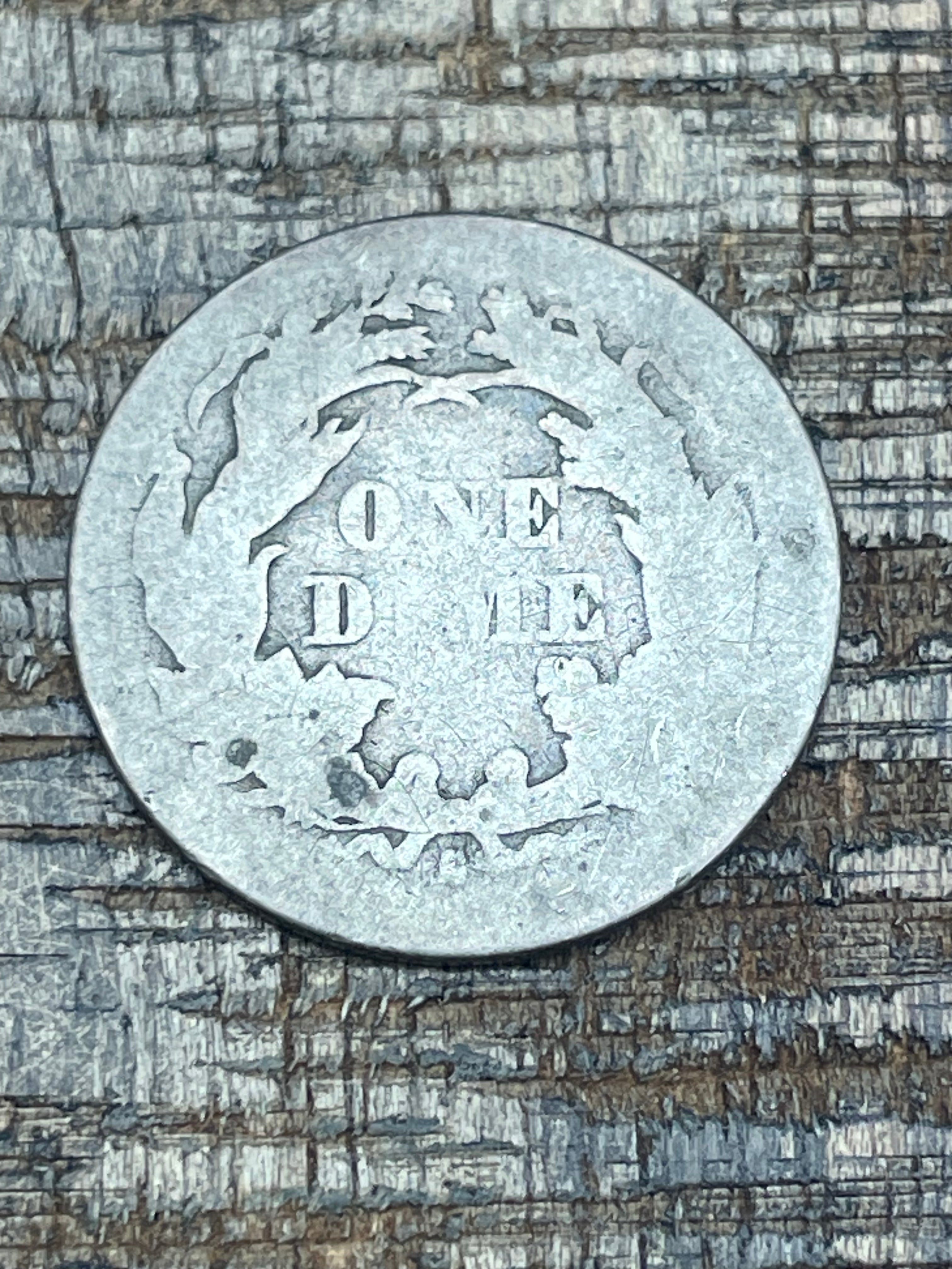 1875 10C US Seated Liberty Dime