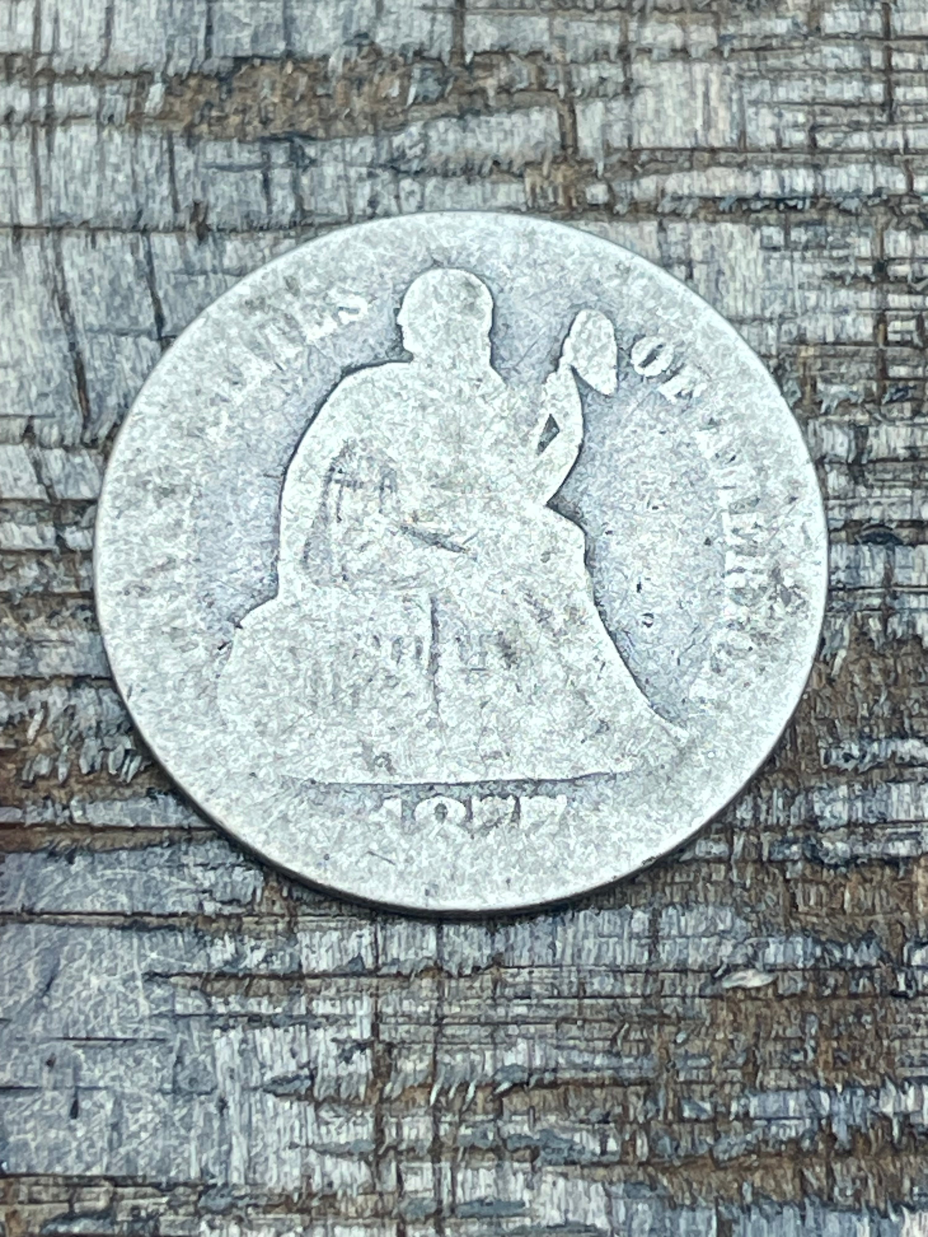 1877 10C US Seated Liberty Dime