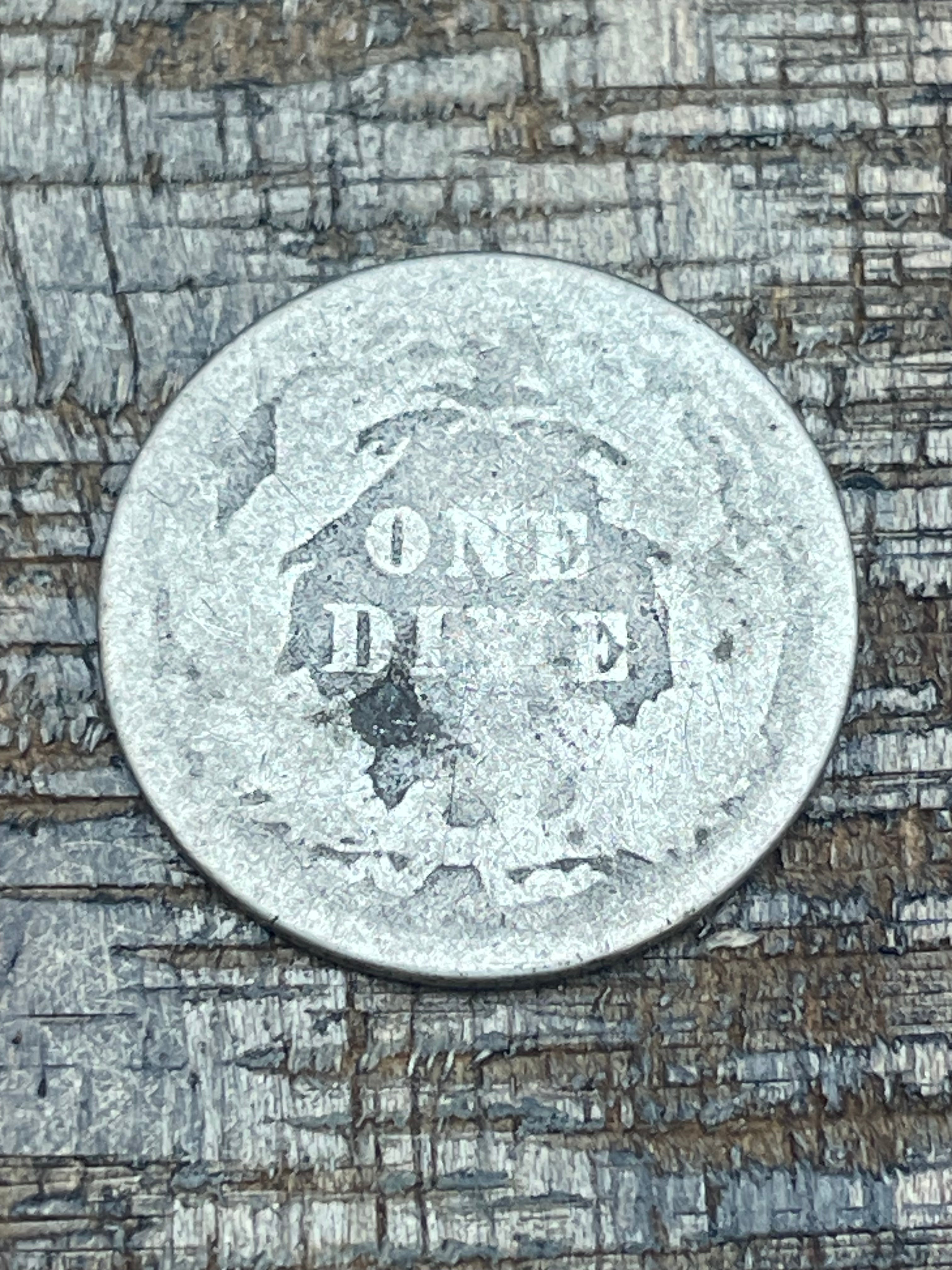 1877 10C US Seated Liberty Dime