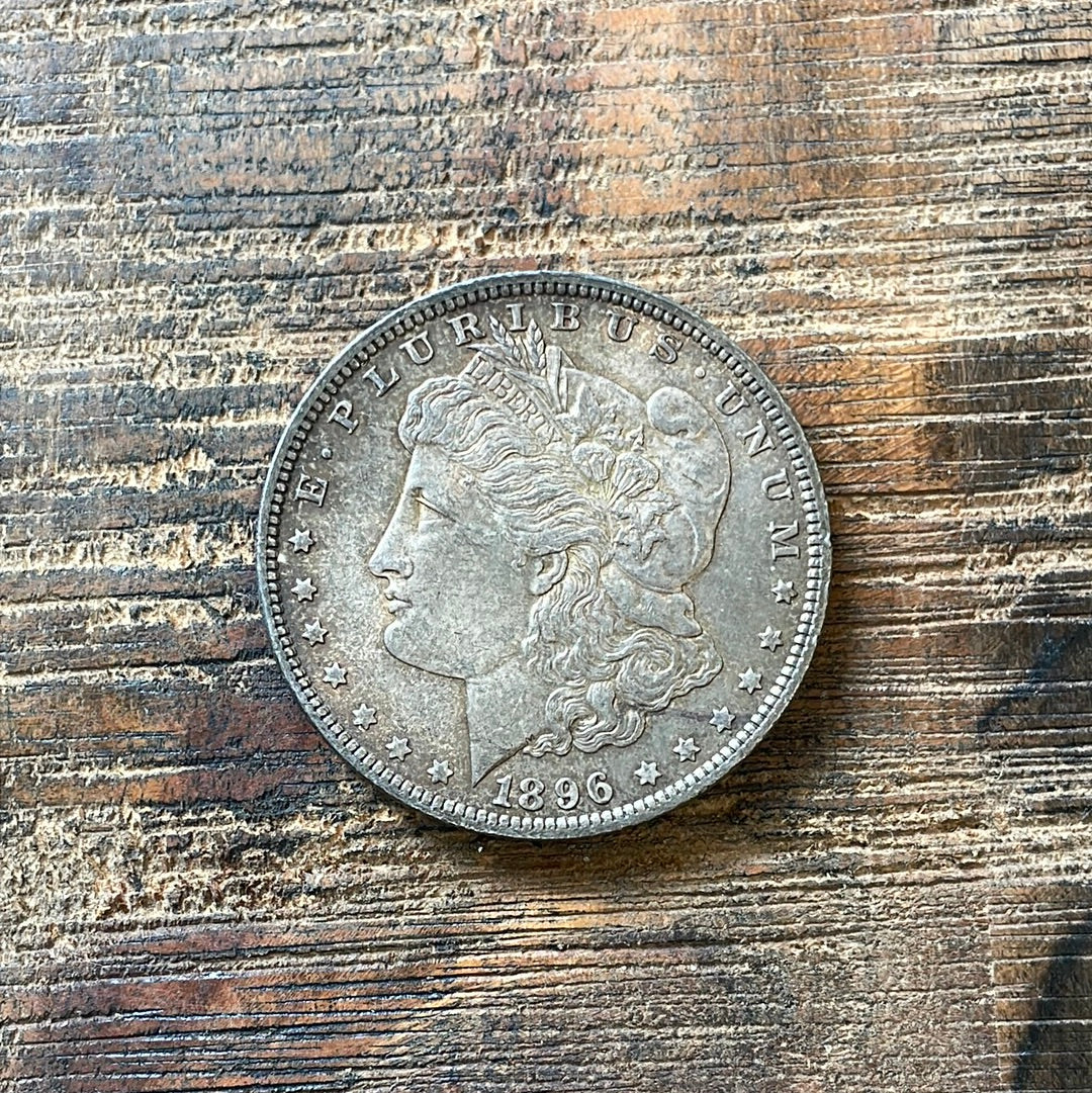 1896 $1 US Morgan Silver Dollar