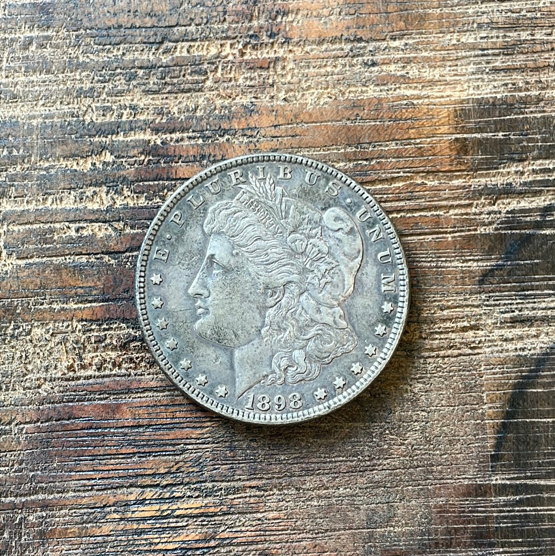 1898 $1 US Morgan Silver Dollar