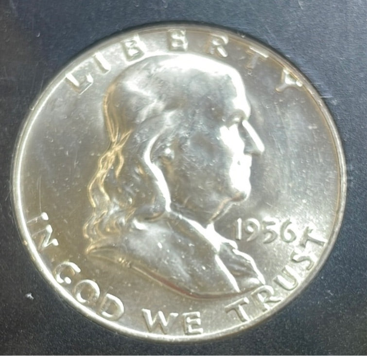 1956 50c Franklin Half Dollar Uncirculated