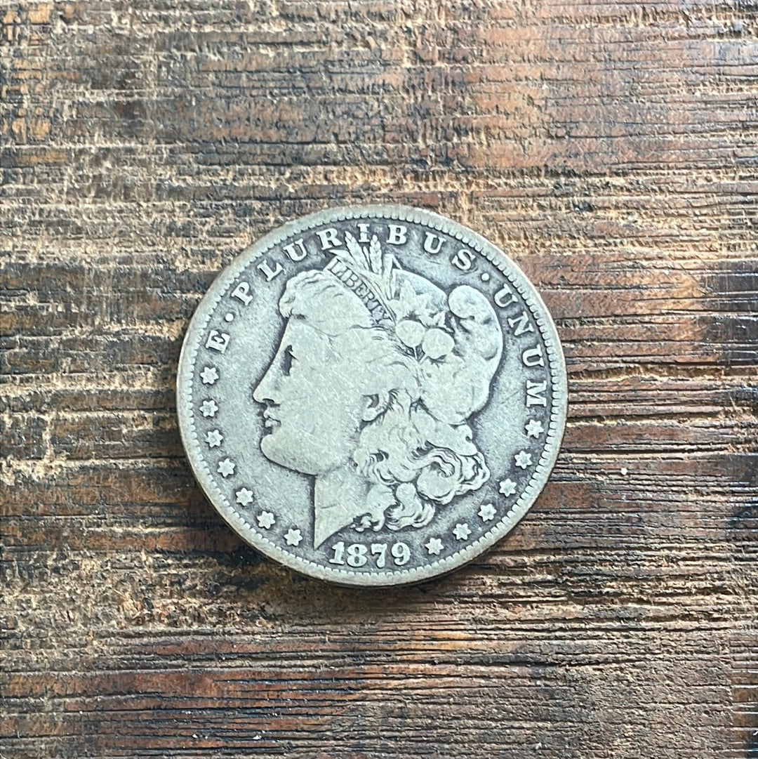 1879 $1 US Morgan Silver Dollar