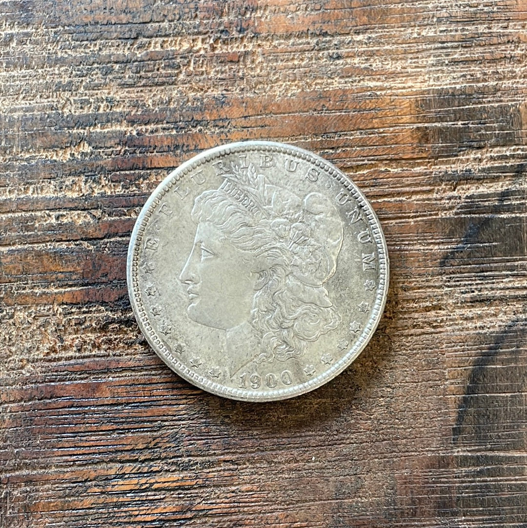 1900 $1 US Morgan Silver Dollar