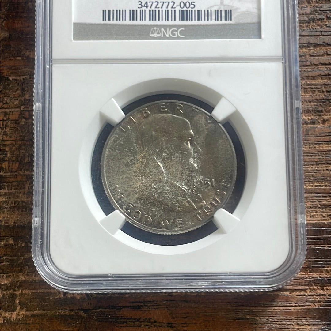 1951 50c Franklin Half Dollar NGC MS66