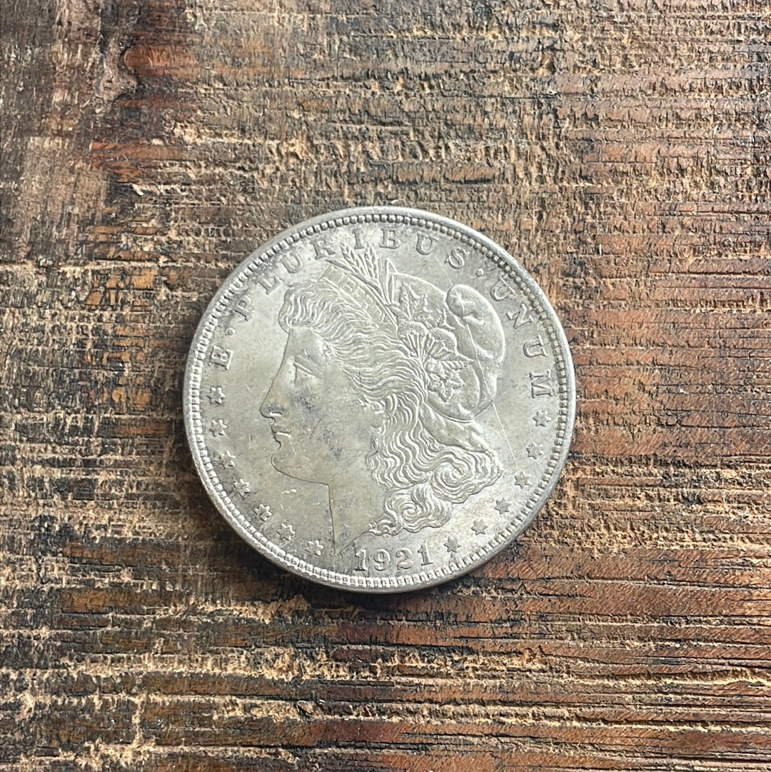 1921 $1 US Morgan Silver Dollar